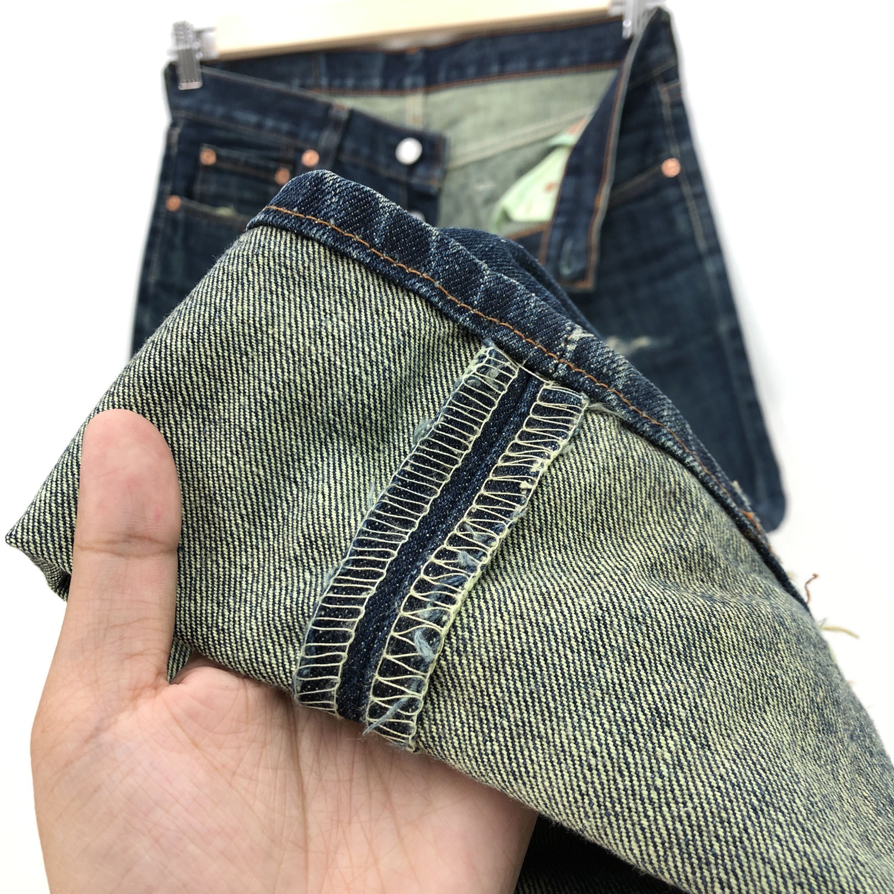 Levi's Vintage Levis Flare Distressed Jeans Levi's Stonewash Denim Size US 30 / EU 46 - 4 Thumbnail