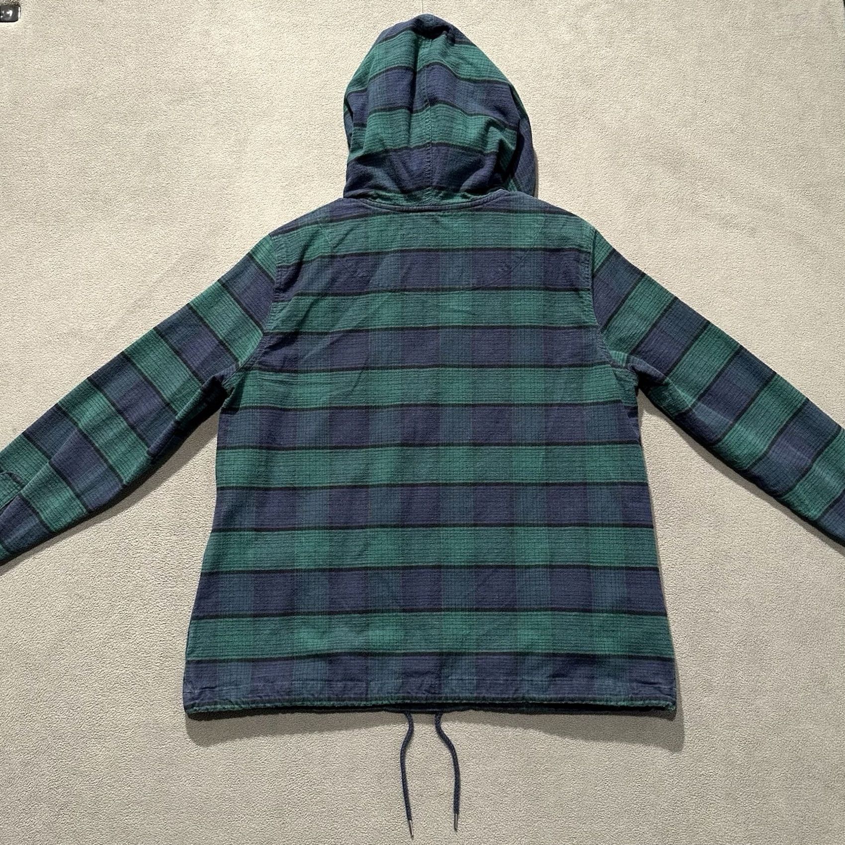 Vintage L.L. Bean Signature Shirt Women L Green Plaid Hoodie Classic Outdoor Archive Chamois 1958 Size L / US 10 / IT 46 - 2 Thumbnail