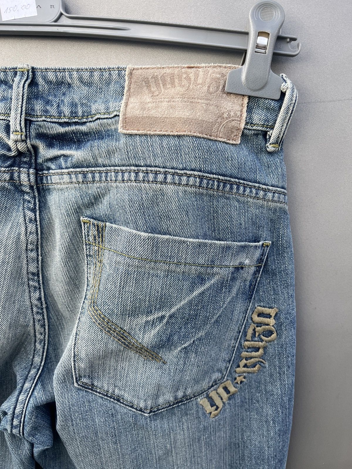 Japanese Brand × Vintage Rare Yakuza Y2K Embroidered Distressed Jeans Size US 31 - 7 Thumbnail