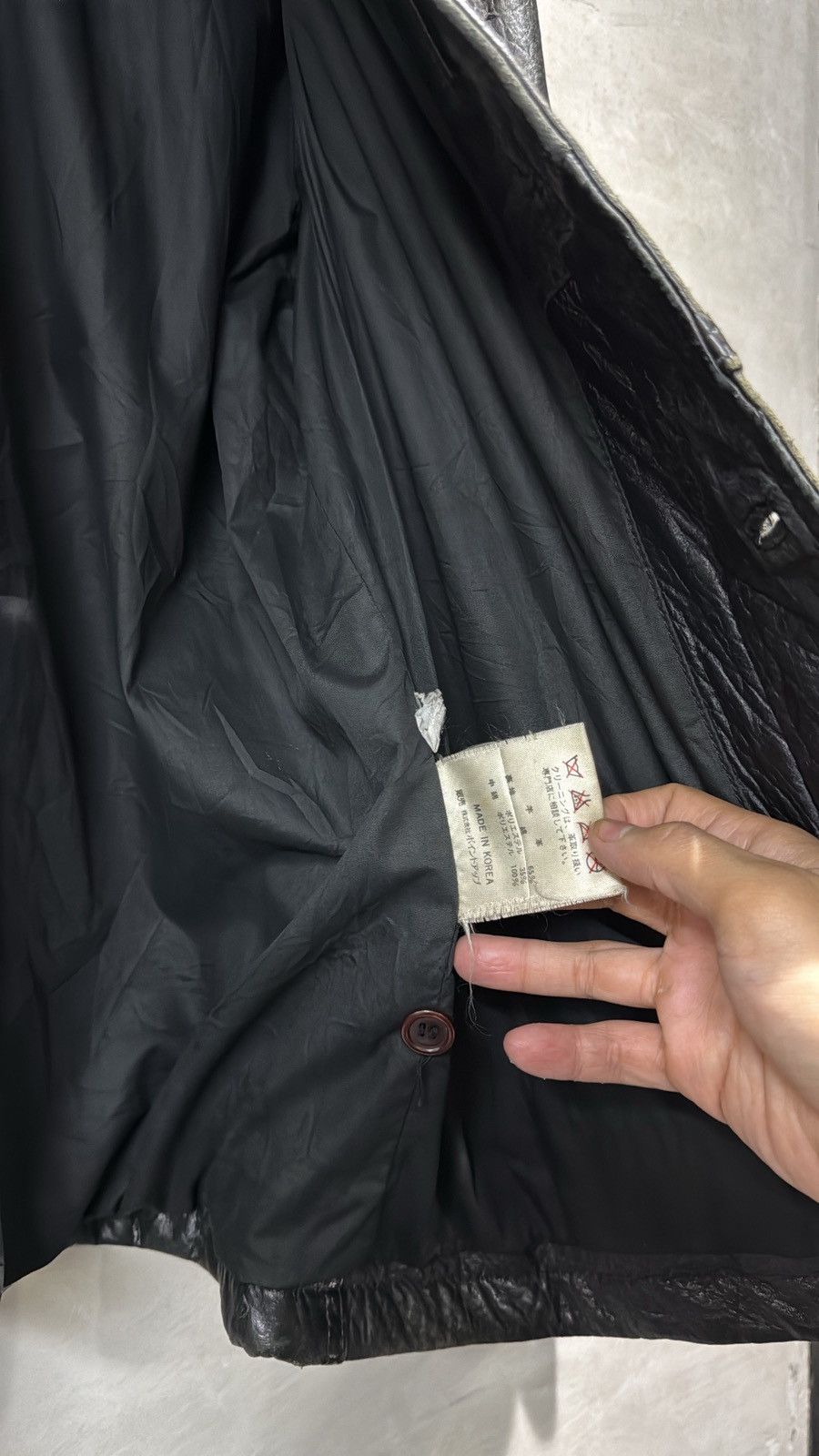 Hai Sporting Gear VINTAGE 80s HAI SPORTING GEAR ISSEY MIYAKE LEATHER JACKET Size US L / EU 52-54 / 3 - 12 Thumbnail