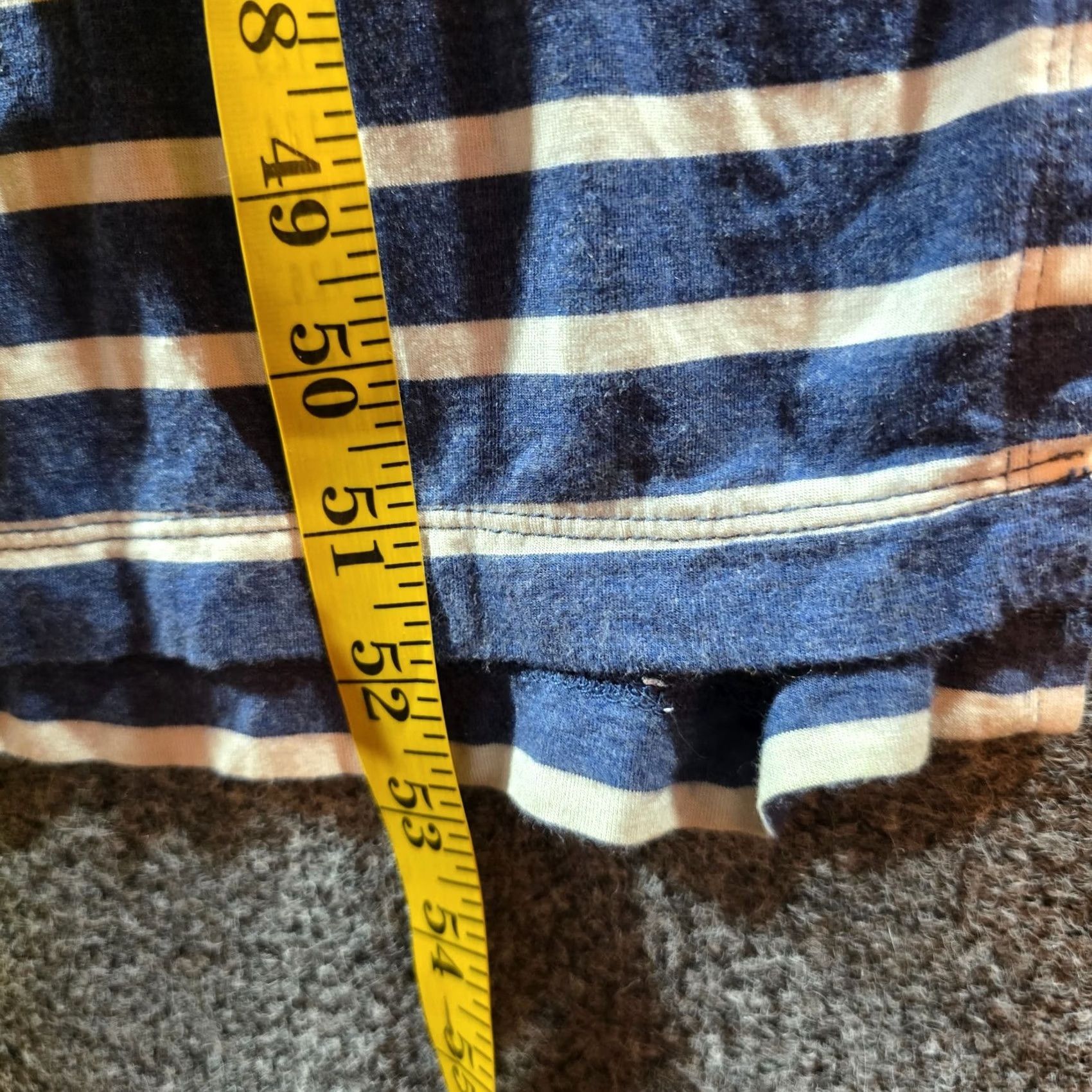 J.Crew J.CREW Dress Womens XS Blue White Striped Maxi Sleeveless Casual Stretch Knit Modal Maxi Dress Size XS / US 0-2 / IT 36-38 - 5 Thumbnail
