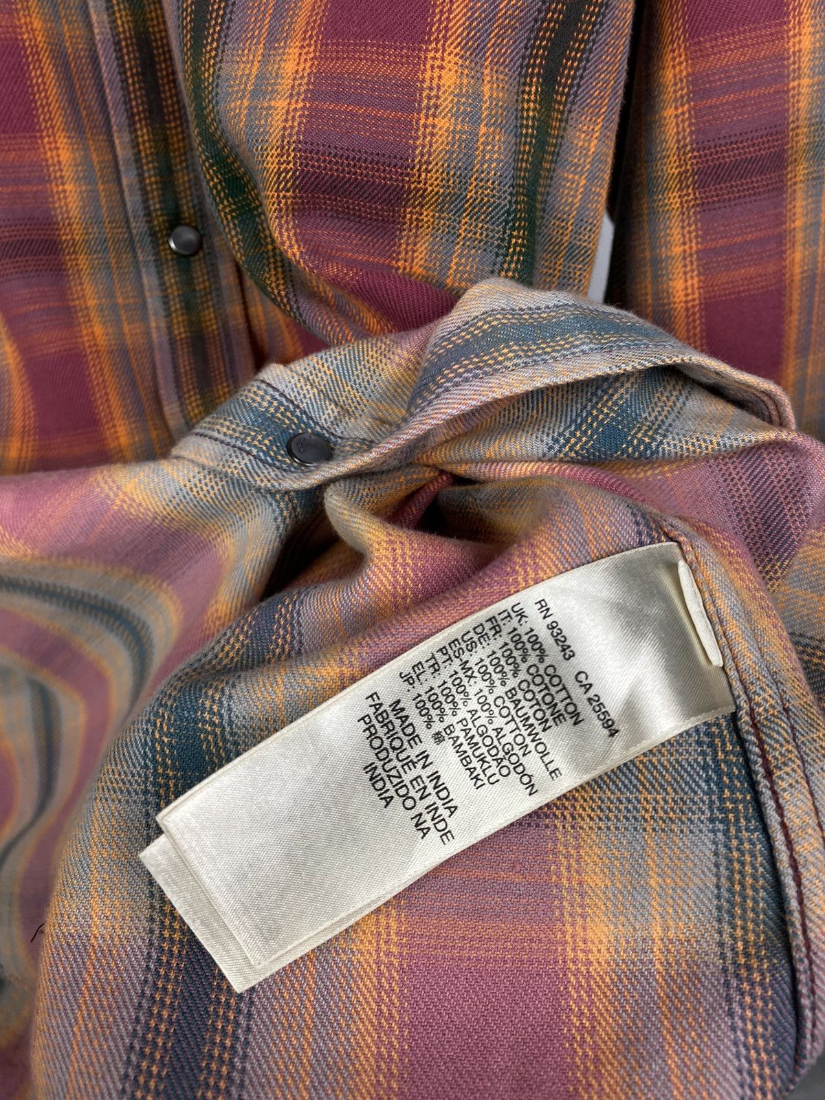 Diesel × Flannel × Vintage 🇺🇸 Vintage 90s Rare DIESEL Flannel Button Up Shirt Rare Retro Size US L / EU 52-54 / 3 - 11 Thumbnail