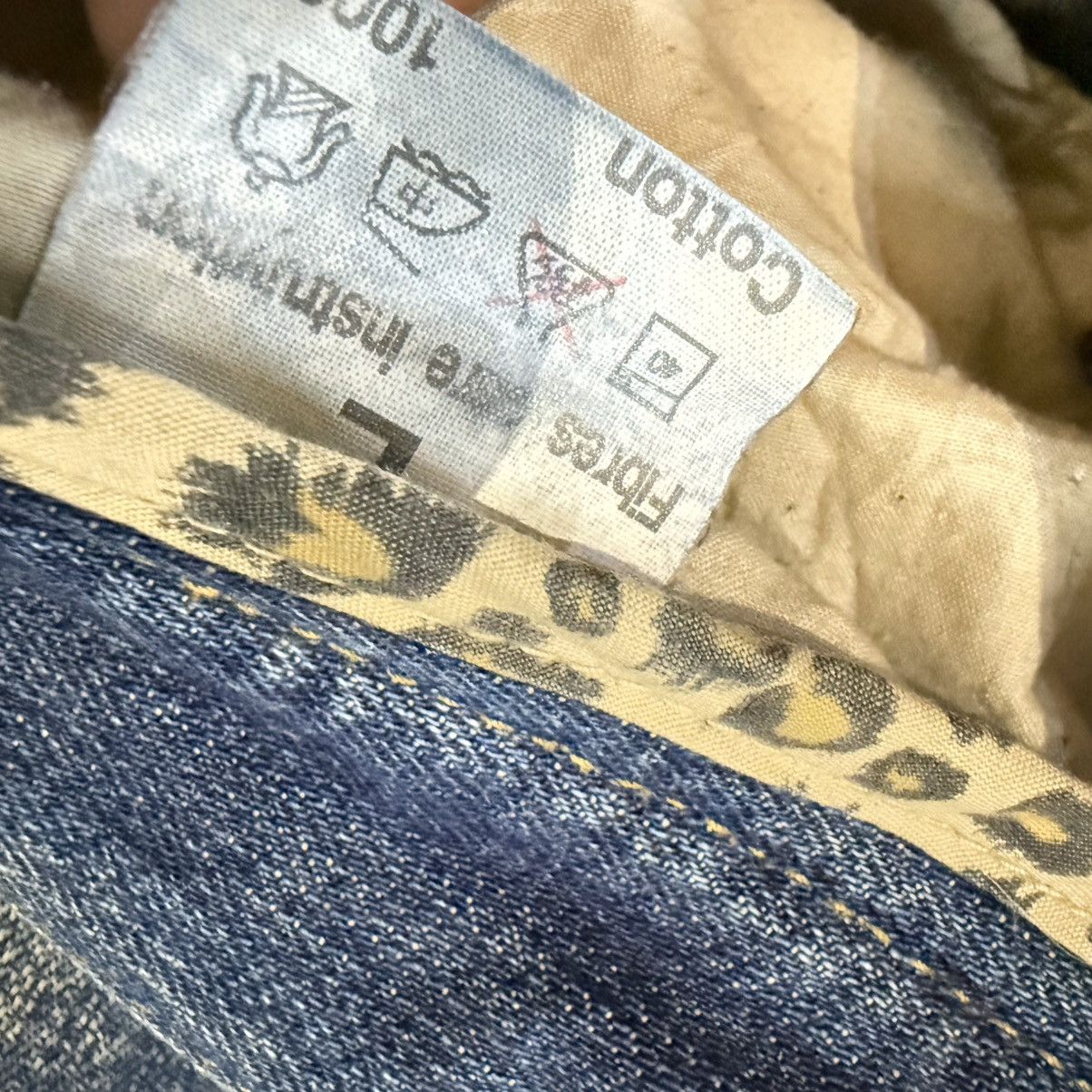 If Six Was Nine Insane ‼️ Flared Distressed Whisker Denim LGB Style Gennaro Size US 31 - 15 Thumbnail