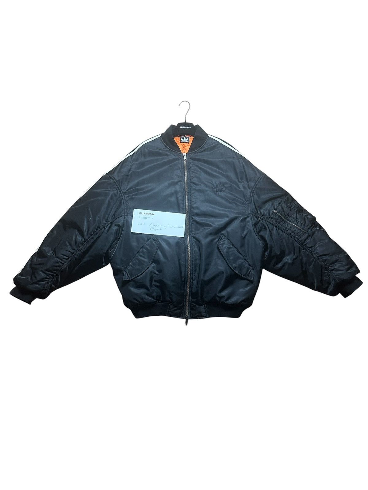 Balenciaga x Adidas SS23 Runway Bomber Black 48