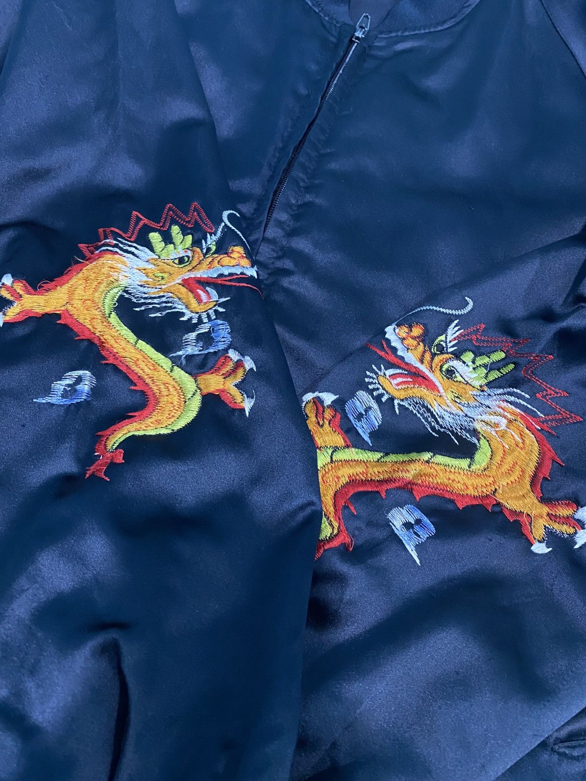 Japanese Brand Dragon Far East Tour Okinawa Japan Sukajan Satin Jacket Size US M / EU 48-50 / 2 - 3 Thumbnail