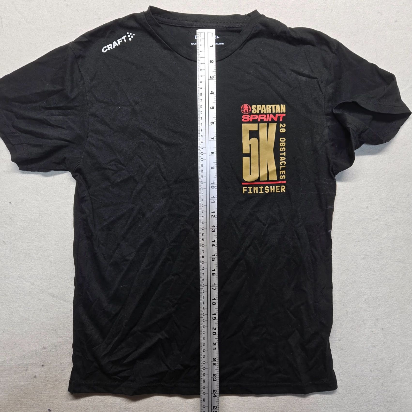 Vintage SPARTAN Shirt Mens T-Shirt Black Breathable Polyester Activewear 2010s 90s Sports Graphic Print Crew Neck Medium Size US M / EU 48-50 / 2 - 6 Thumbnail