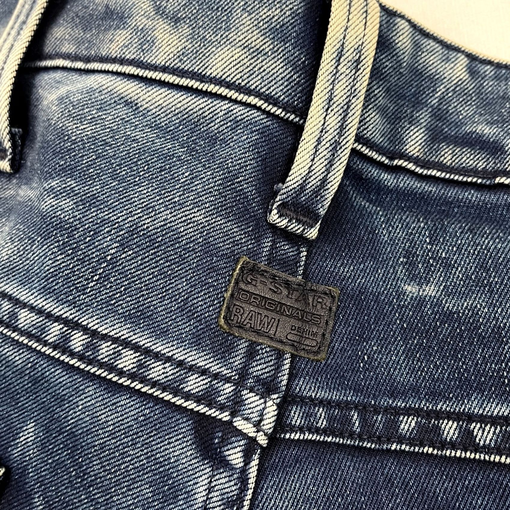 G-Star G-STAR Raw 5620 3D Tapered Jeans Mens 30 Slim Taper Blue Denim Stretch Moto Jeans Size US 30 / EU 46 - 7 Thumbnail
