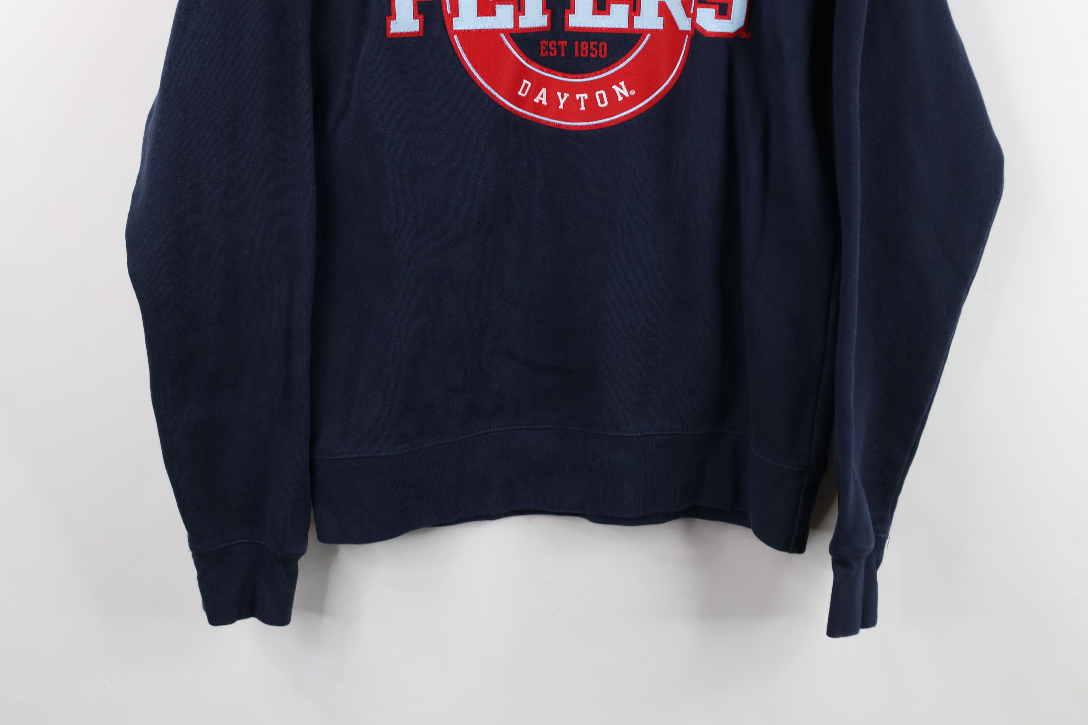 Vintage Vintage 90s Y2K University of Dayton Flyers Sweatshirt Blue Size S / US 4 / IT 40 - 3 Thumbnail