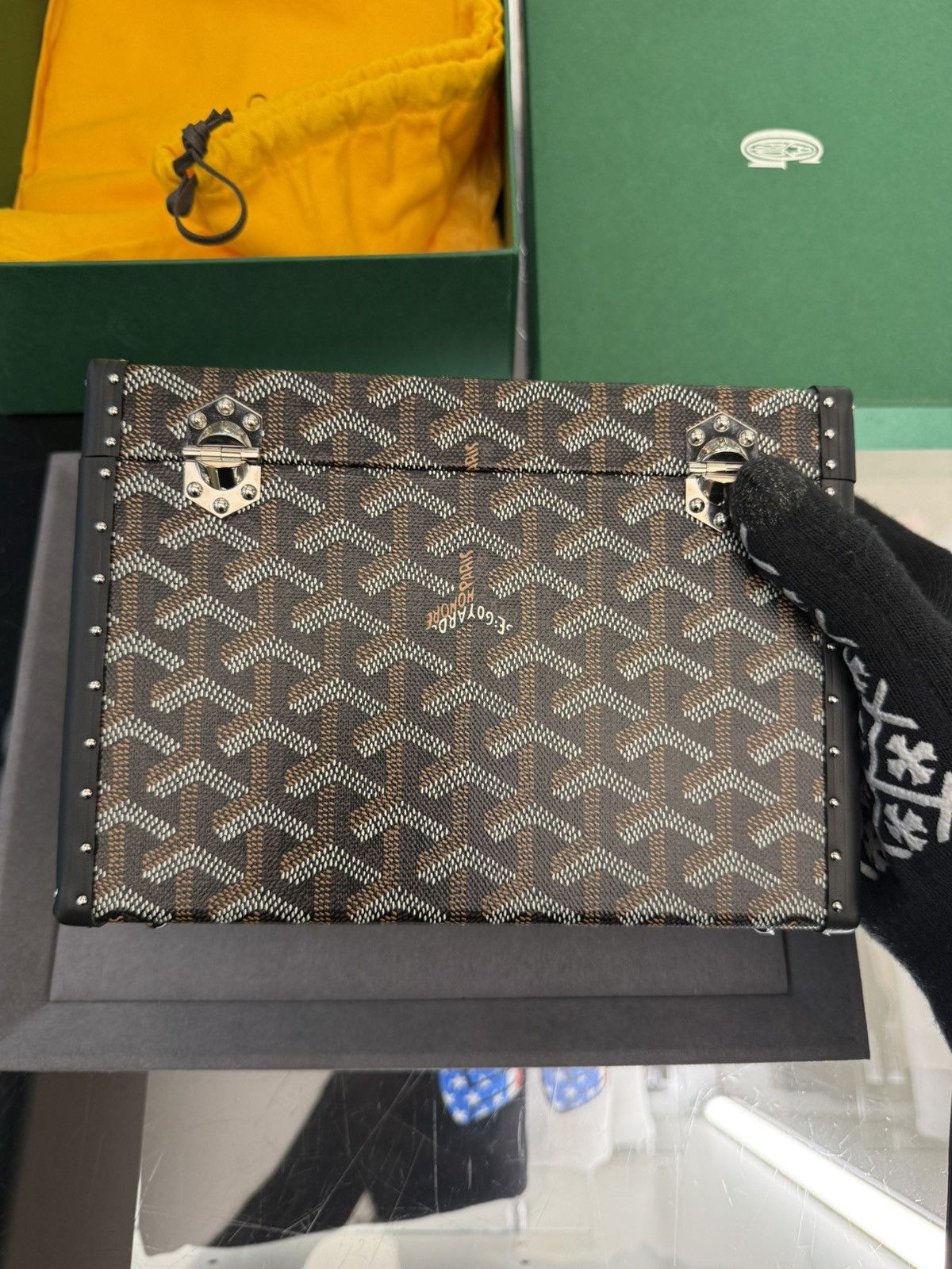 Goyard Goyard Trunk Bag Crossbody Black NEW + Shoulder strap Size ONE SIZE - 14 Thumbnail