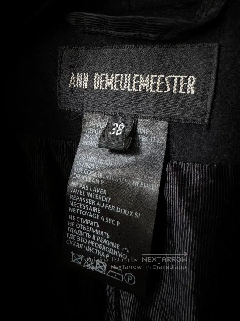 Ann Demeulemeester Ann Demeulemeester Wool Sleeveless Belted Jacket Size XS / US 0-2 / IT 36-38 - 3 Thumbnail