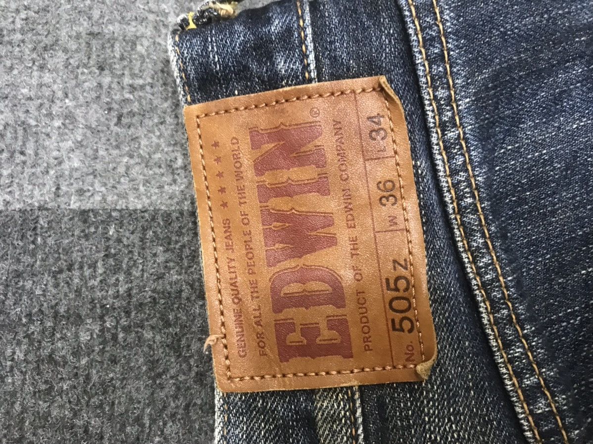 Edwin EDWIN 505z Short Mud Wash Rusty Selvedge Jeans Size US 35 - 10 Thumbnail