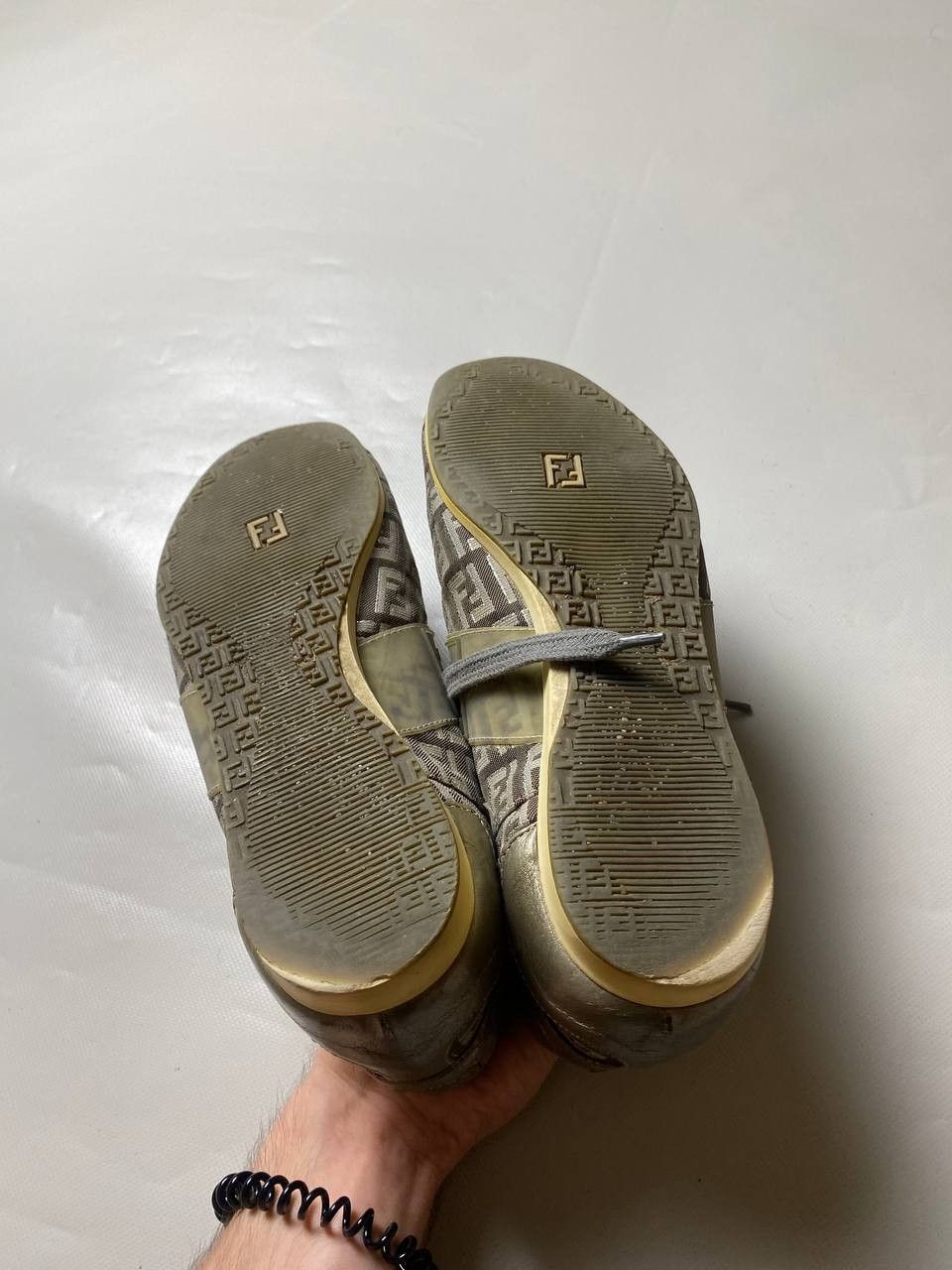 Fendi × Vintage Fendi Zucca Monogram Women Shoes Size US 7 / IT 37 - 4 Thumbnail
