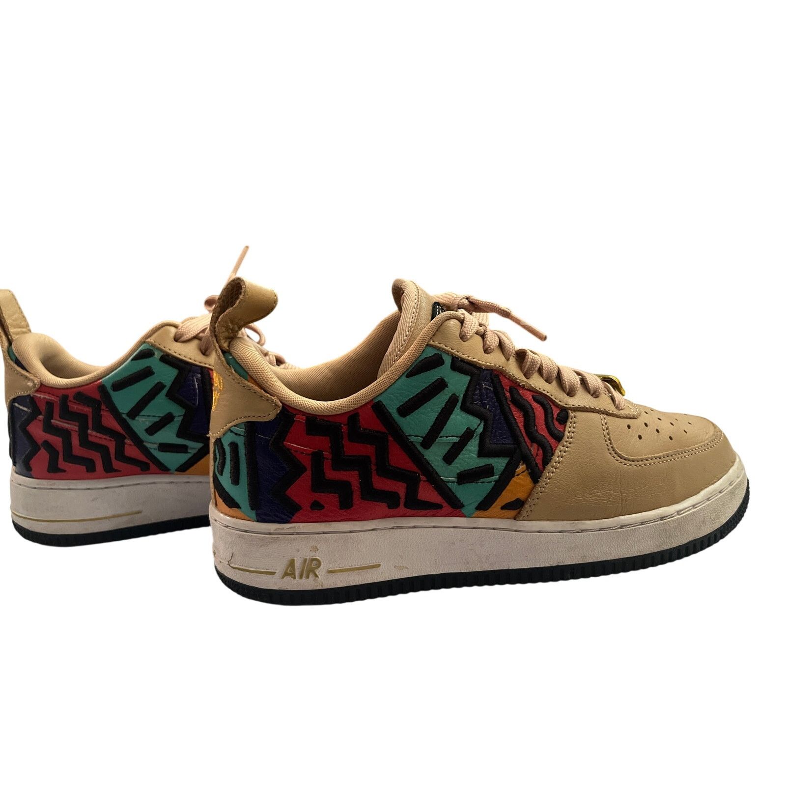 Nike Nike x Karabo Poppy "Karabo By You" Air Force 1 Low (2019) Size US 7 / EU 40 - 5 Thumbnail