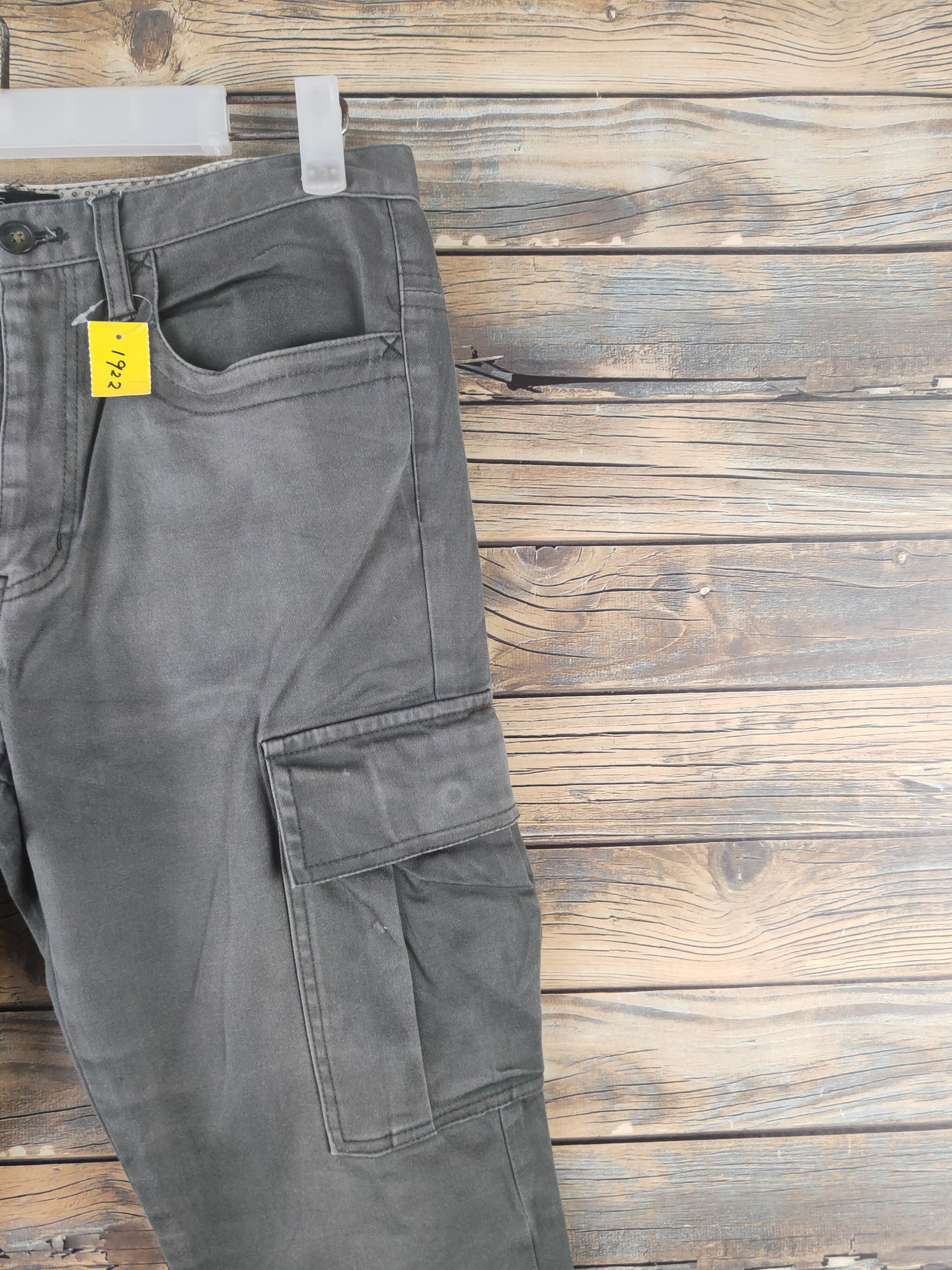 Japanese Brand DL Japanese Brand Olive Faded Multipocket Cargo Pants #1922 Size US 29 - 5 Thumbnail