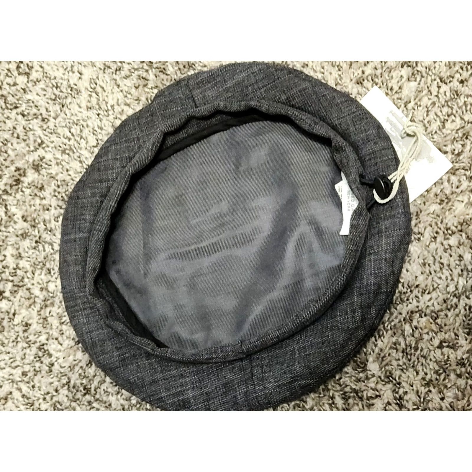 Engineered Garments Engineered Garments BERET Charcoal Polyester Sharkskin New Beret Unisex Adults L Gray Adjustable Japan Size ONE SIZE - 2 Thumbnail