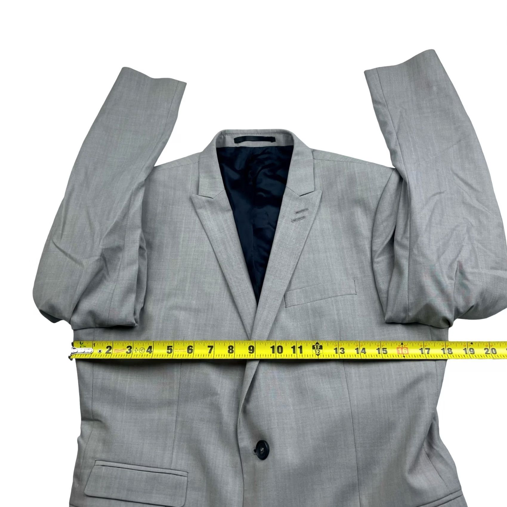 The Kooples The Kooples Men’s Suit 2-Button Beige Wool 100% 36S Regular Jacket 36 Short Pants 30x32 Vintage No Mens Size 36R - 7 Thumbnail