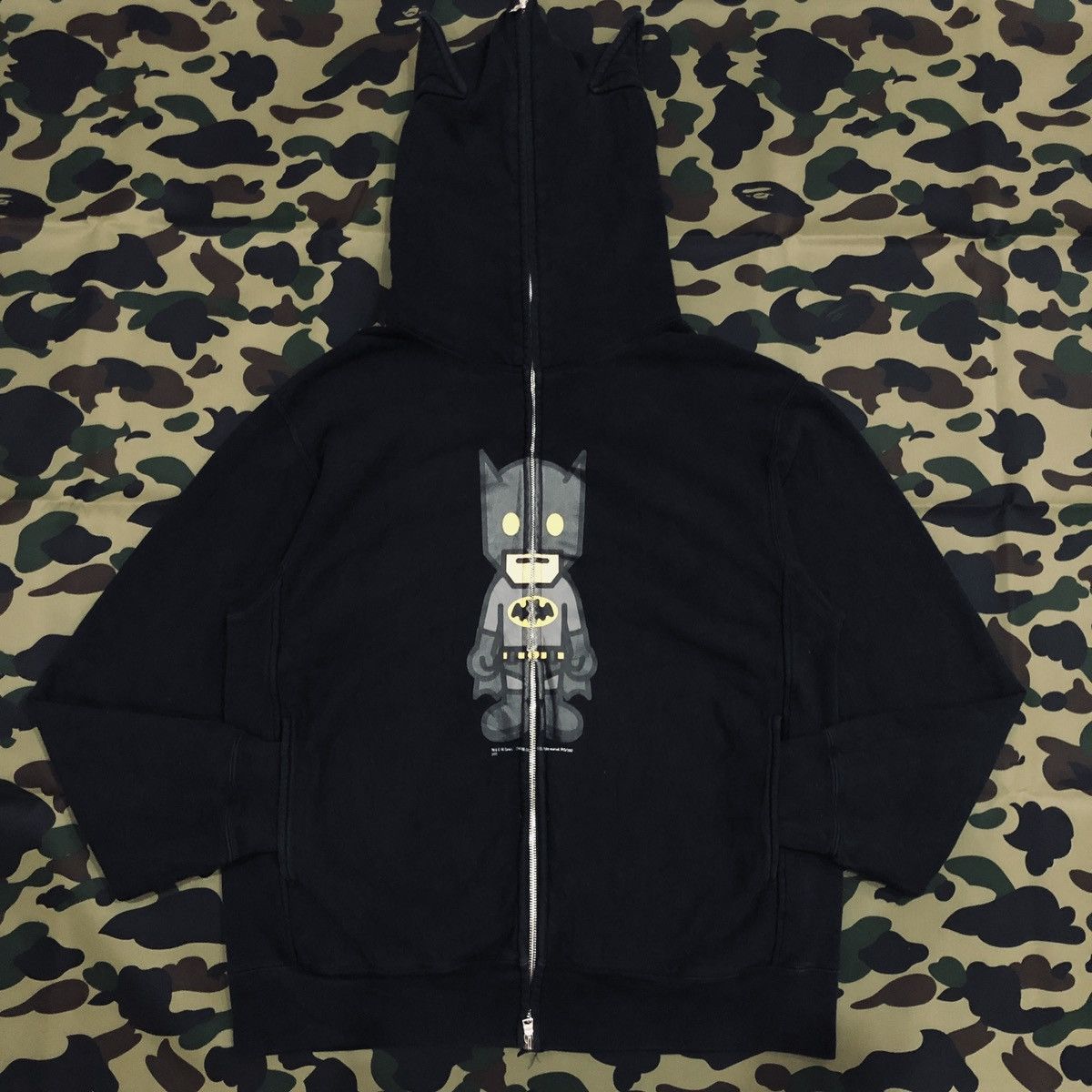 OG 2007 BAPE X DC Batman Full Zip Hoodie