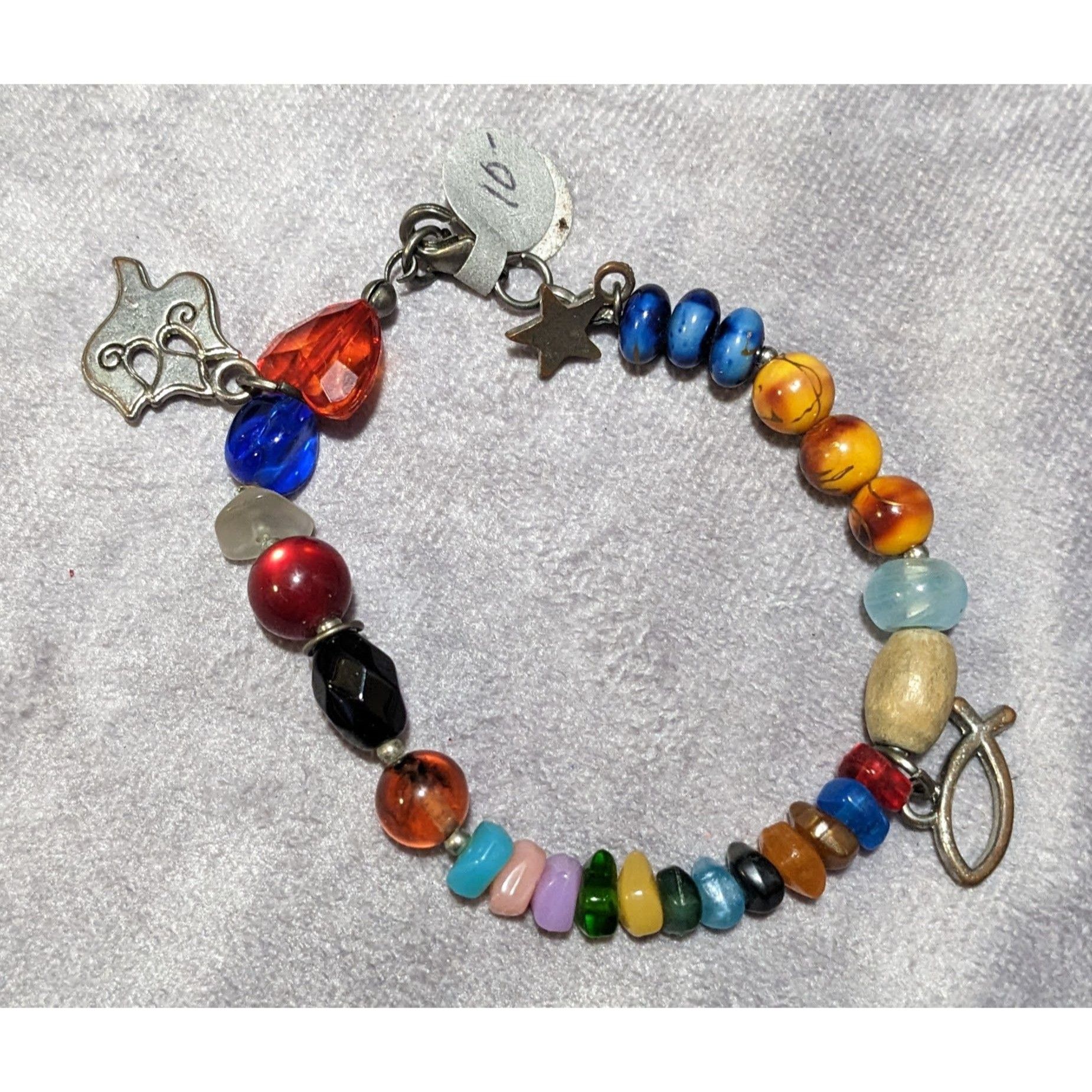 Other Handmade Rainbow Religious Charm Bracelet Size ONE SIZE - 3 Thumbnail