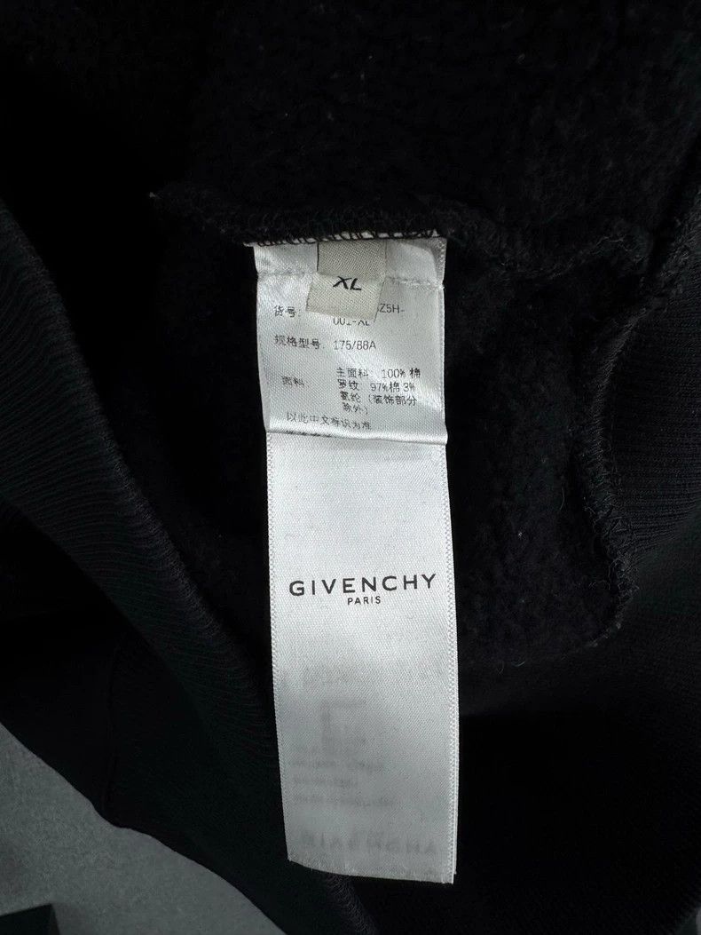 Givenchy Givenchy Distressed Long Sleeve Hooded Sweatshirt with Let Size US XL / EU 56 / 4 - 4 Thumbnail