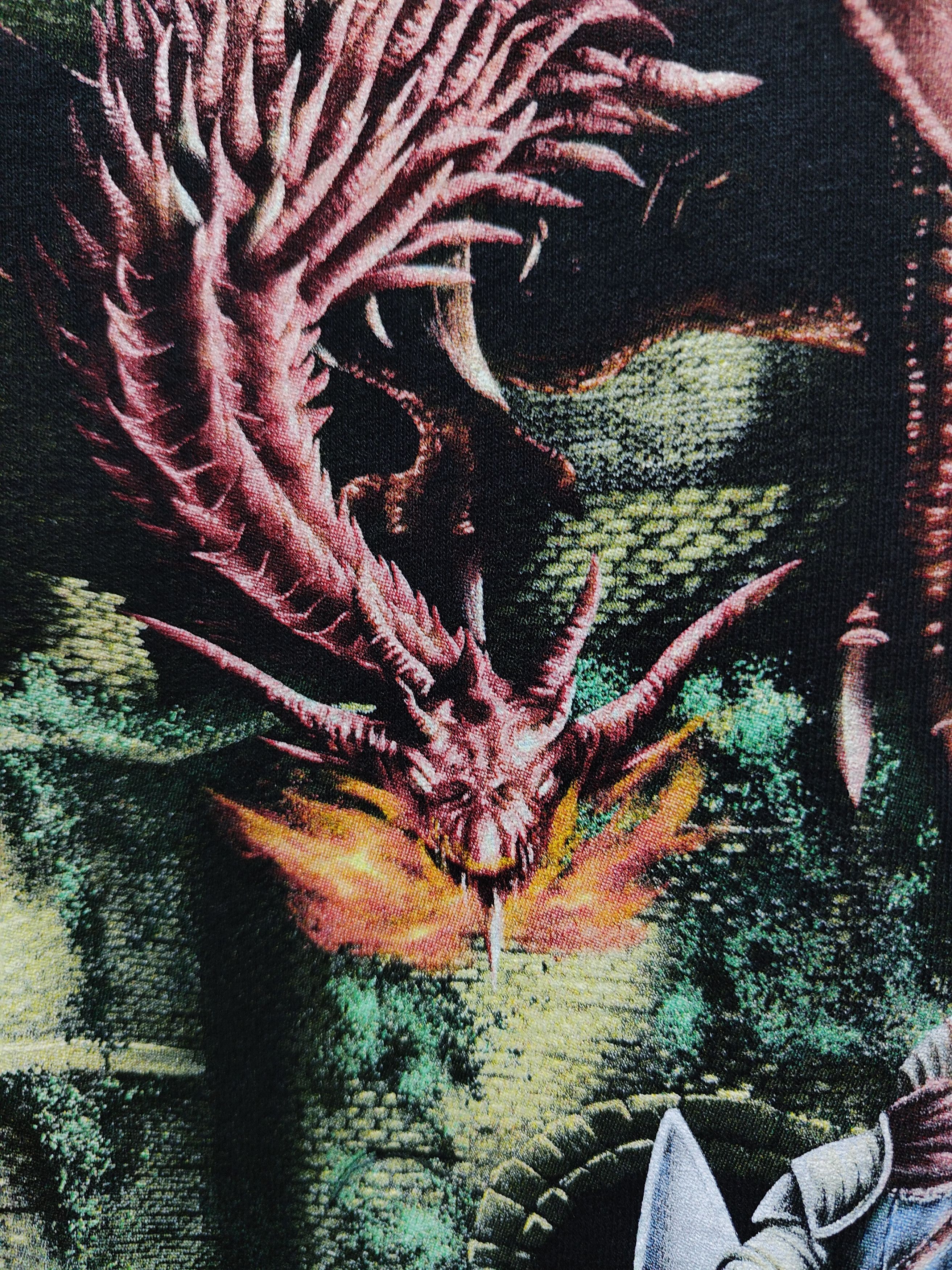 Playstation Dark Souls "Hellkite Drake" T-shirt Size US XL / EU 56 / 4 - 4 Thumbnail