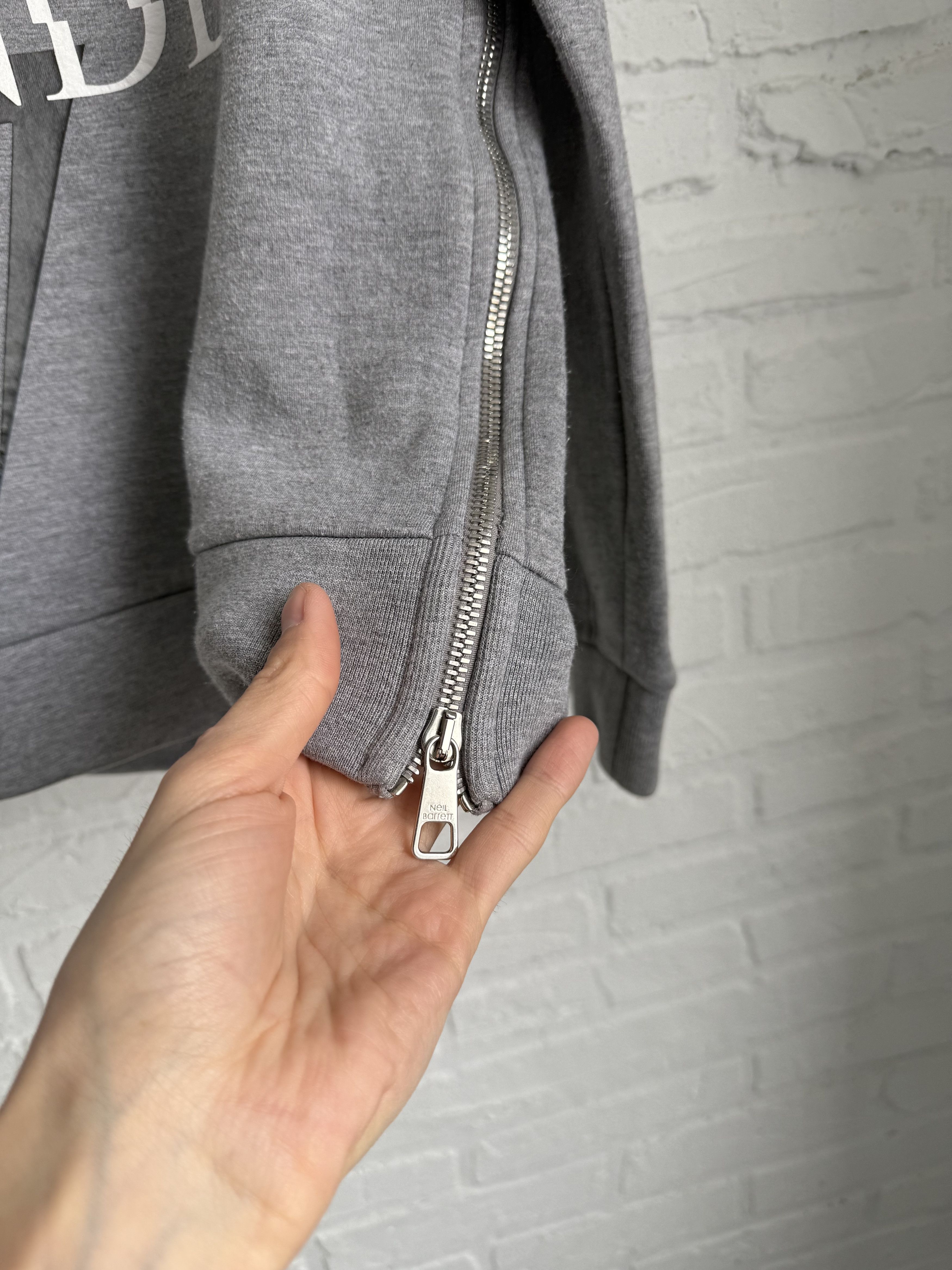 Neil Barrett Neil Barrett black thunder gray sweatshirt Size US S / EU 44-46 / 1 - 7 Thumbnail