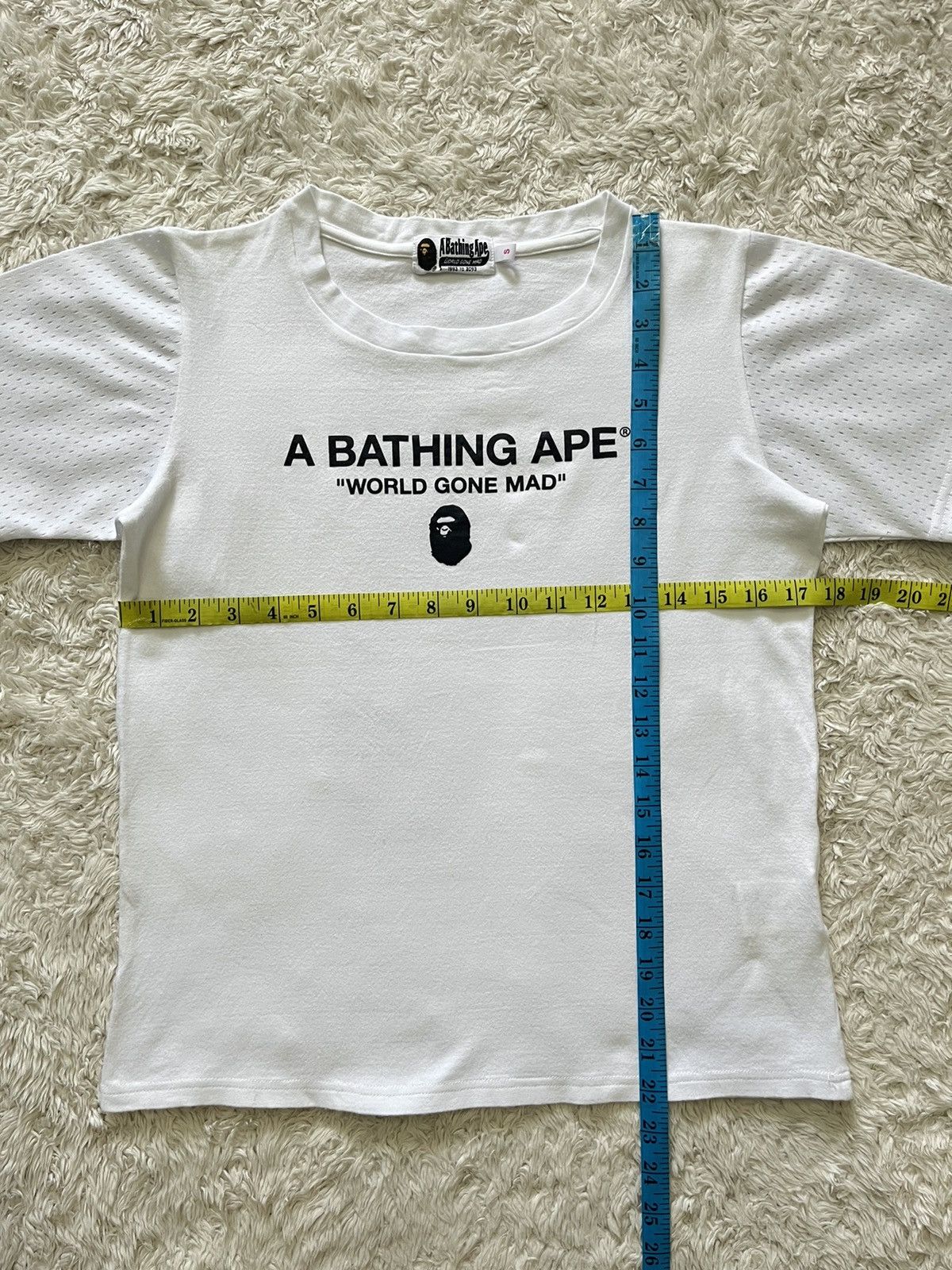 Bape × Nigo SAMPLE PRODUCT💥 bathing ape crop top mesh sleeve Size S / US 4 / IT 40 - 11 Thumbnail