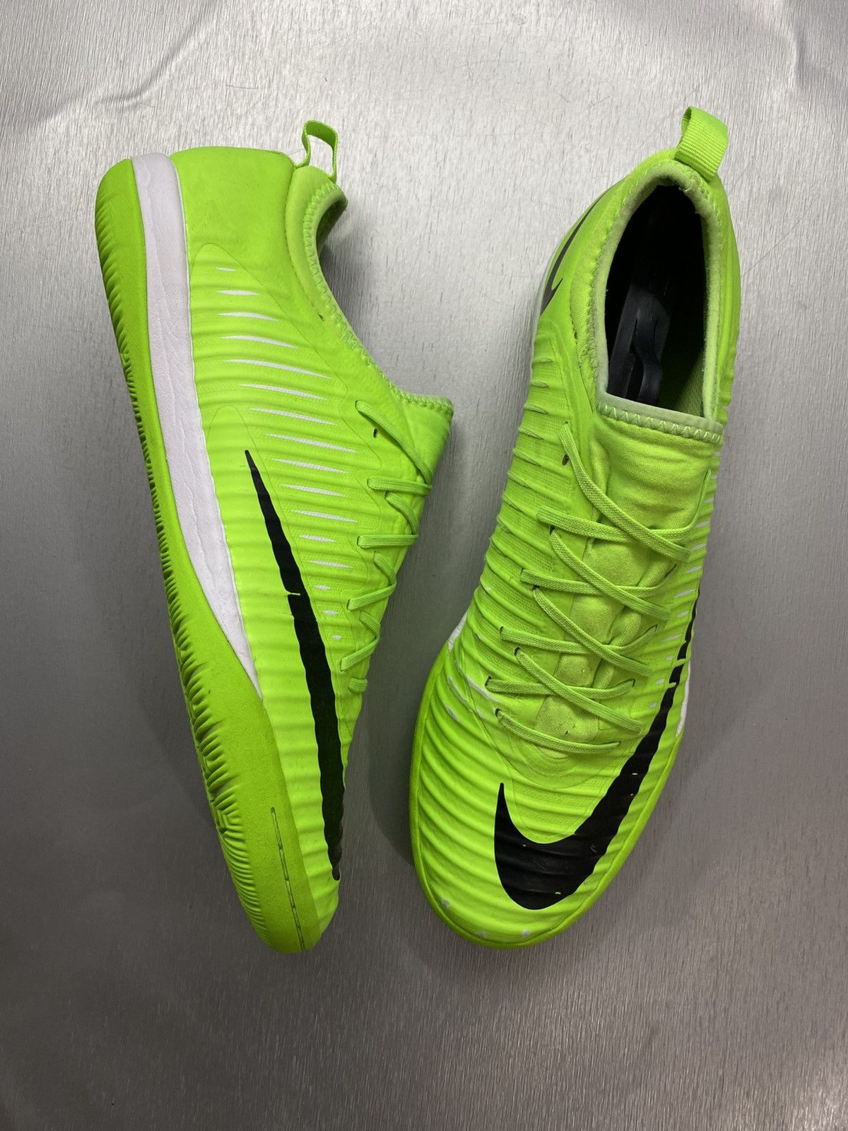 Nike Nike MercurialX Finale II IC Green Soccer Cleats Size US 9.5 / EU 42-43 - 3 Thumbnail