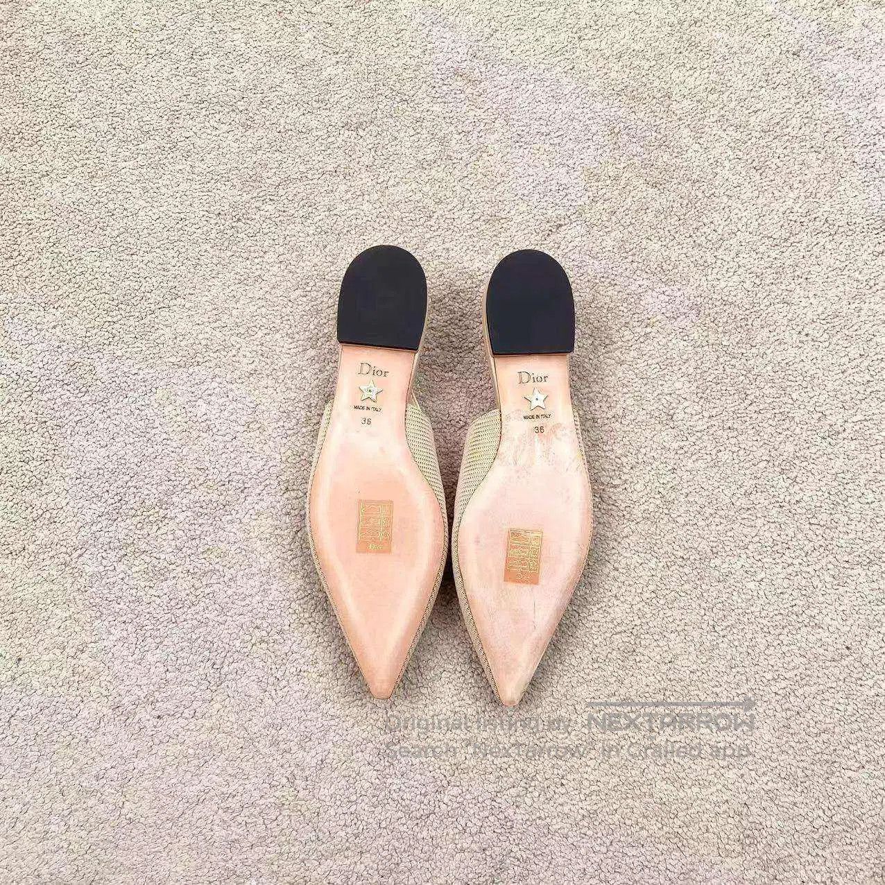 Dior Dior Pointed bow monogram logo flats| Size US 5.5 / IT 35.5 - 6 Thumbnail