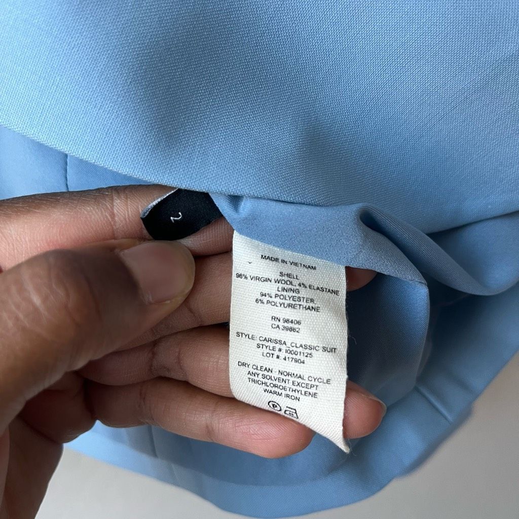 Theory Theory Blazer Light Blue Button Down Carissa Classic Suit Ja Size XS / US 0-2 / IT 36-38 - 8 Thumbnail