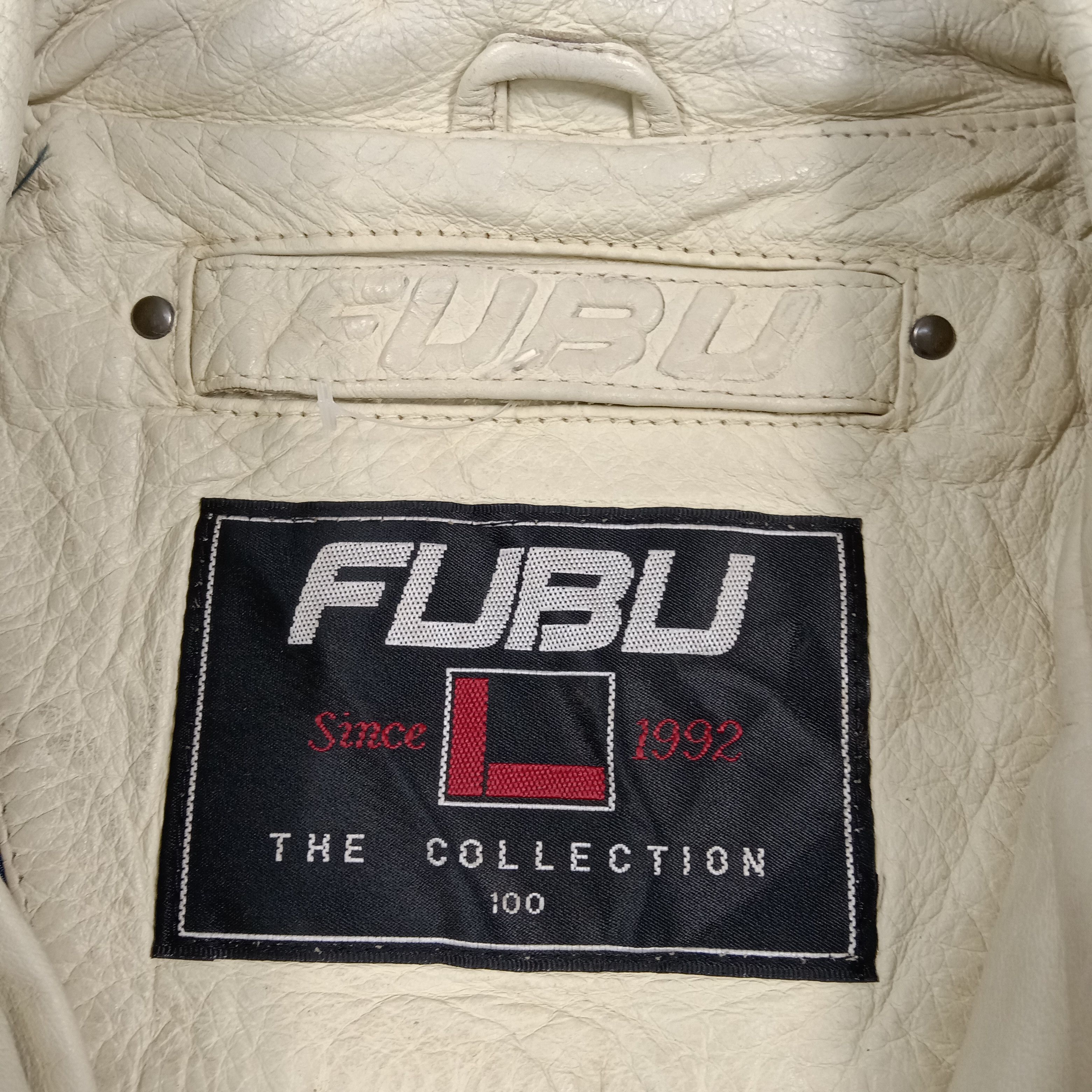 Fubu FUBU American Hip Hop 90's Leather Jacket C286N4 Size US L / EU 52-54 / 3 - 4 Thumbnail