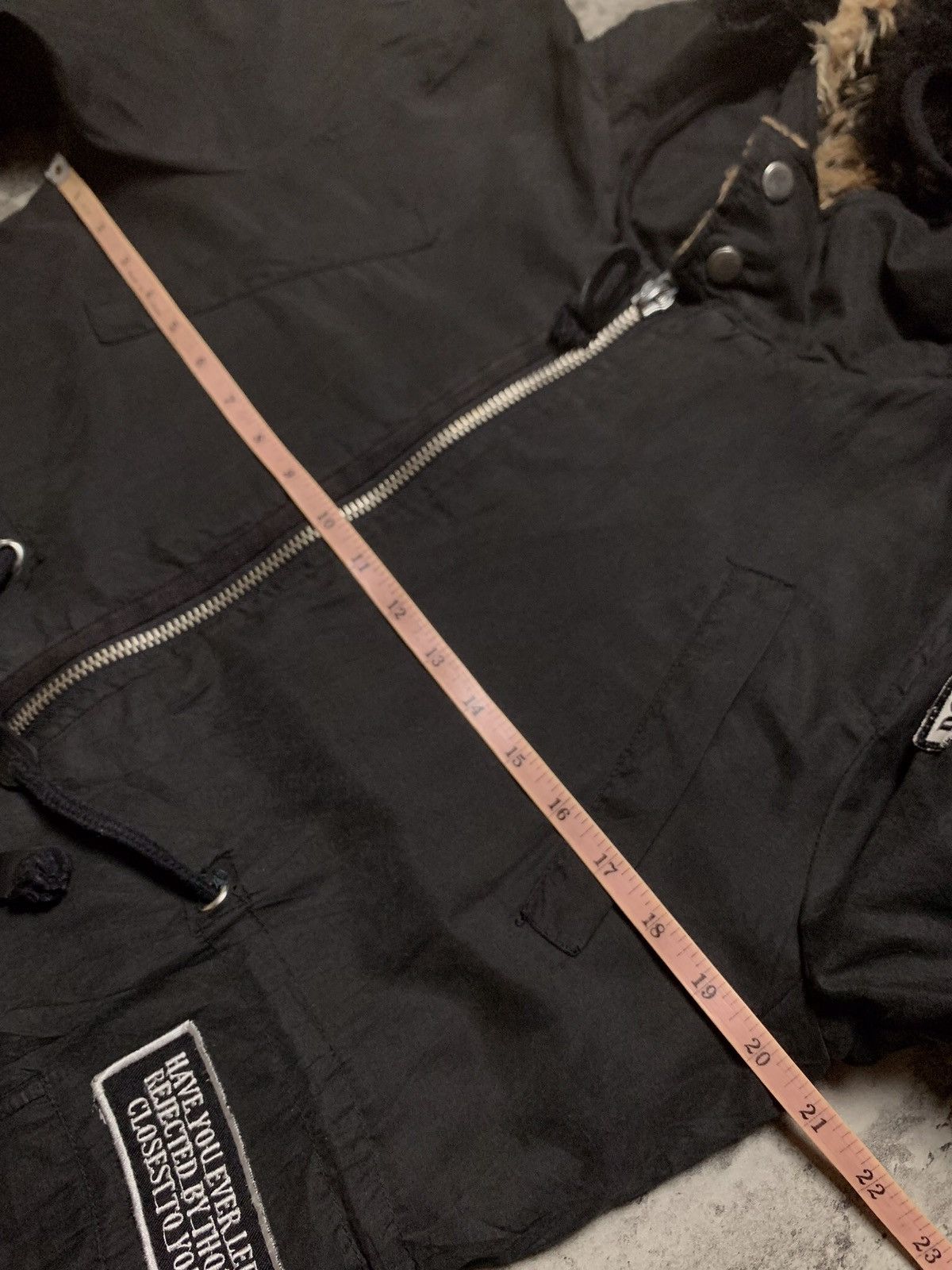 Japanese Brand Glad news Mohair Fur Parka ifsixwasnine Vkei style Size US M / EU 48-50 / 2 - 14 Thumbnail