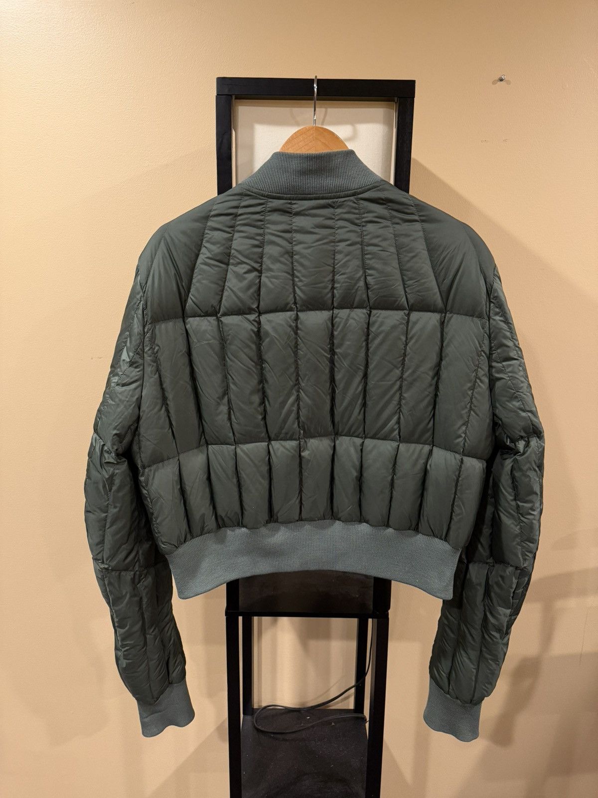 Rick Owens Rick Owens FW21 Gethsemane Geth Padded Green Bomber Jacket Size US L / EU 52-54 / 3 - 4 Thumbnail