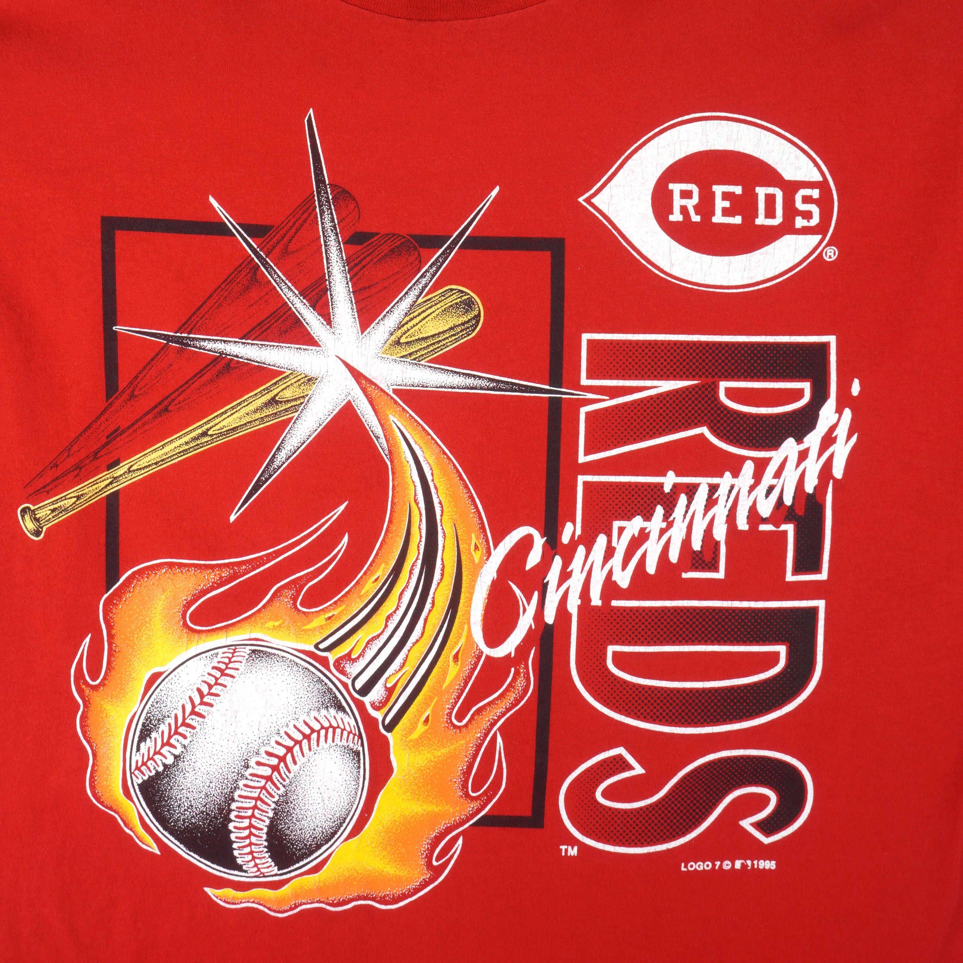 Tultex MLB - Cincinnati Reds T-Shirt 1995 Size US L / EU 52-54 / 3 - 3 Thumbnail