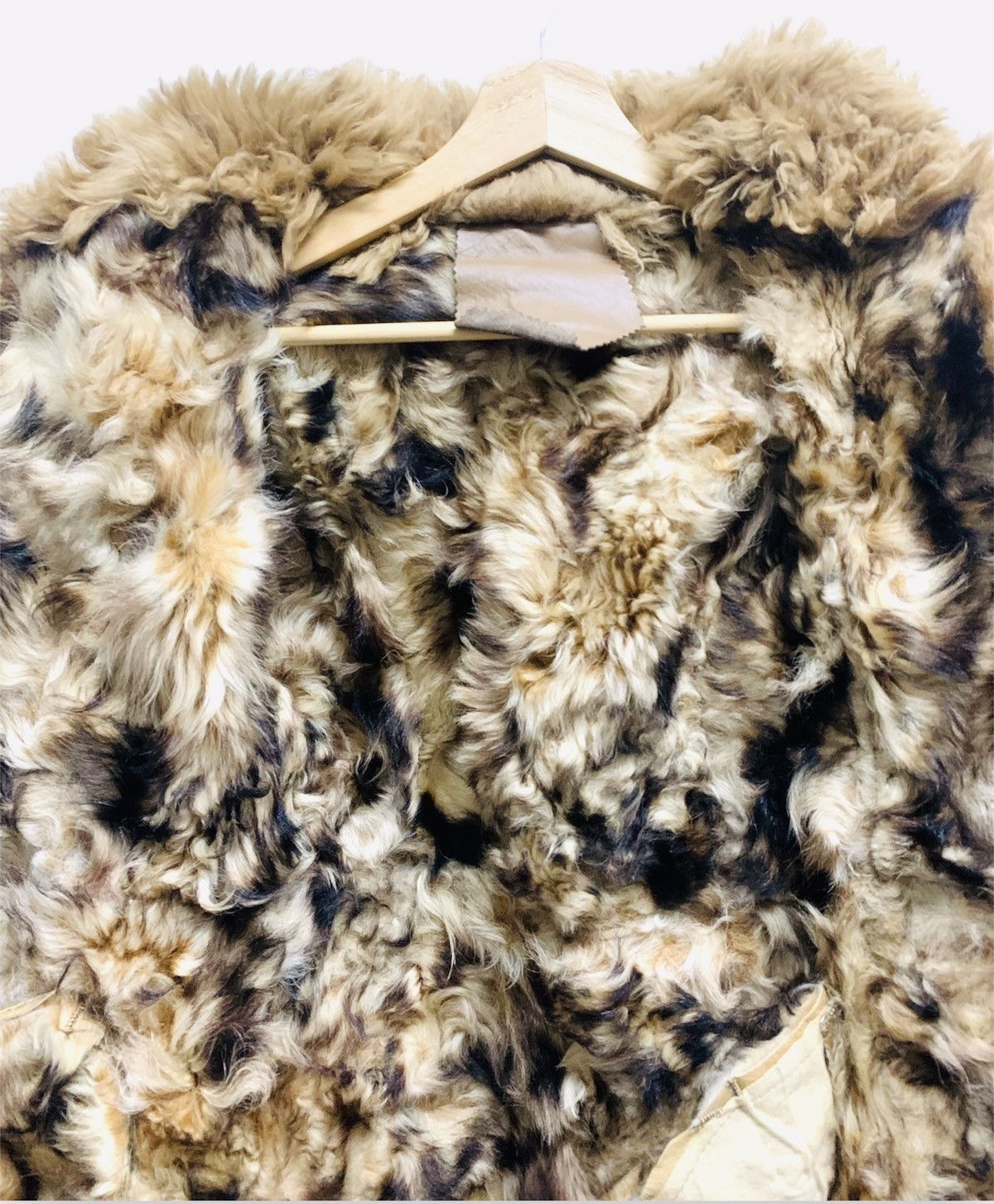 If Six Was Nine Vintage Patchwork Shearling Sheepskin Coat Size M / US 6-8 / IT 42-44 - 13 Thumbnail