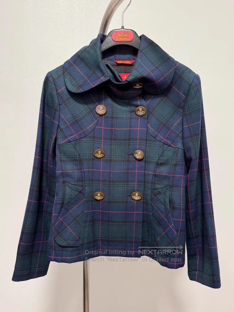 Vivienne Westwood Vivienne Westwood Vintage second-hand checkered double-bre Size S / US 4 / IT 40 - 3 Thumbnail