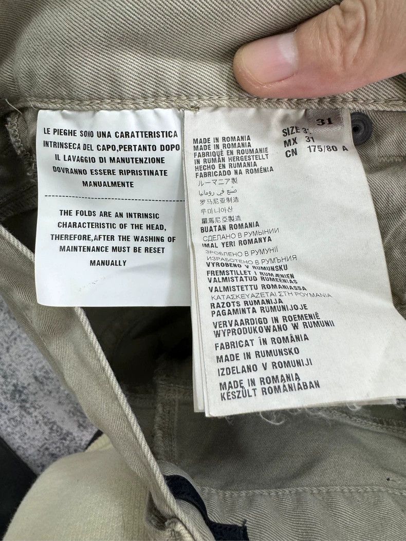 Prada Prada Gray and white leather brand casual trousers 2501-Nex Size US 31 - 5 Thumbnail