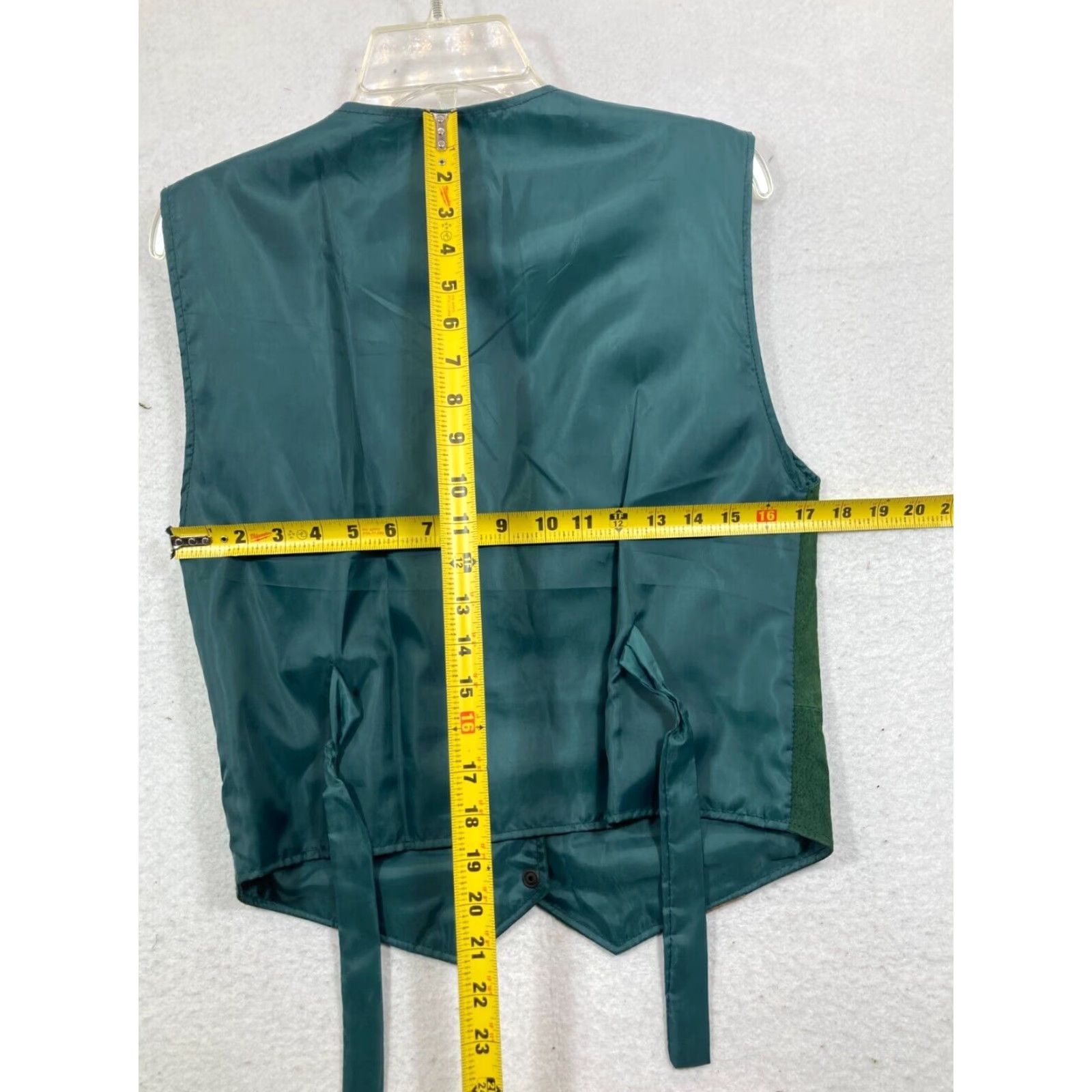 Vintage Northwest Territory Leather Vest Womens Small Green and Brown 90s Argyle Size S / US 4 / IT 40 - 7 Thumbnail