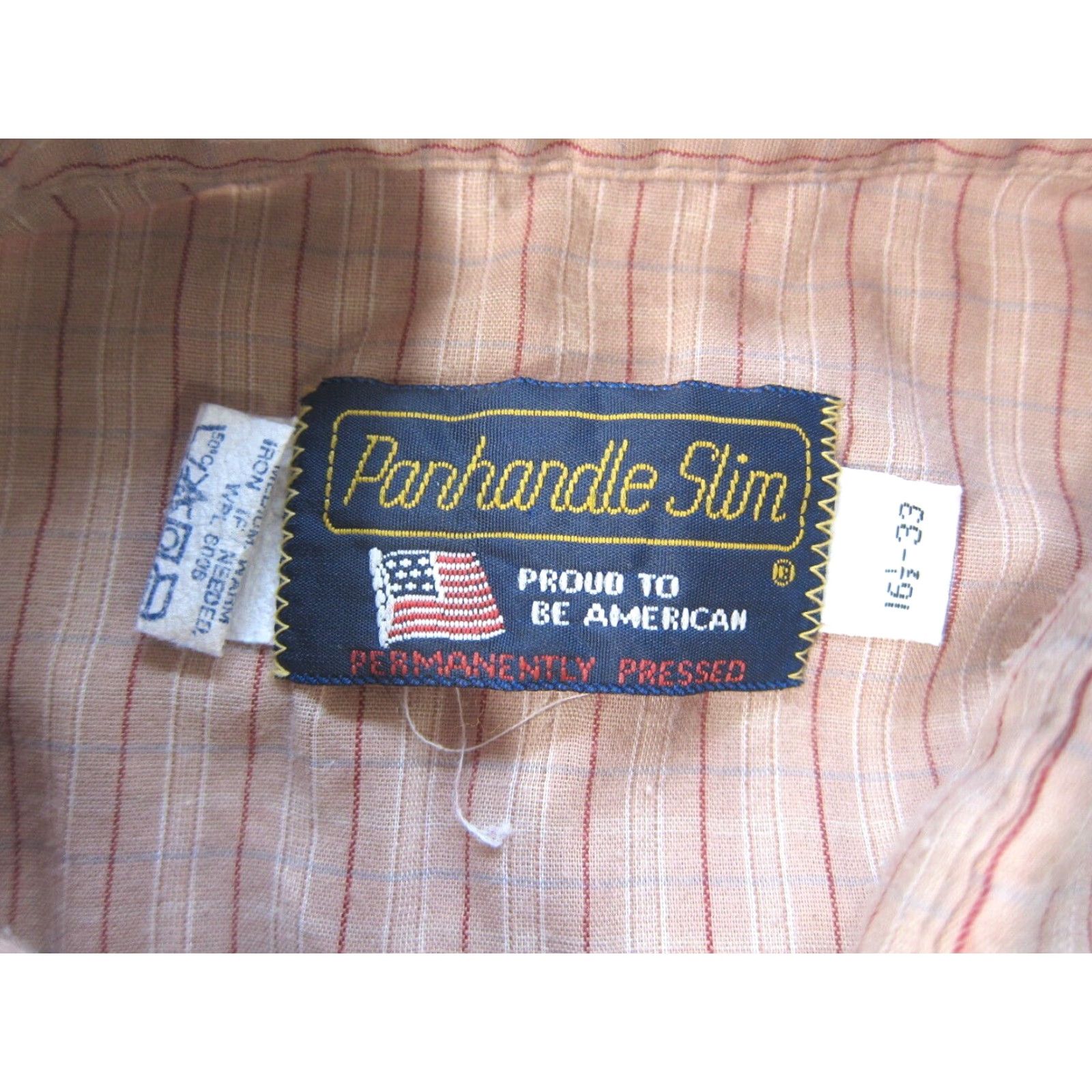 Vintage VINTAGE Panhandle Slim Western Shirt XL Brown Stripe Cotton Long Sleeve Adult Men’s Size US XL / EU 56 / 4 - 3 Thumbnail