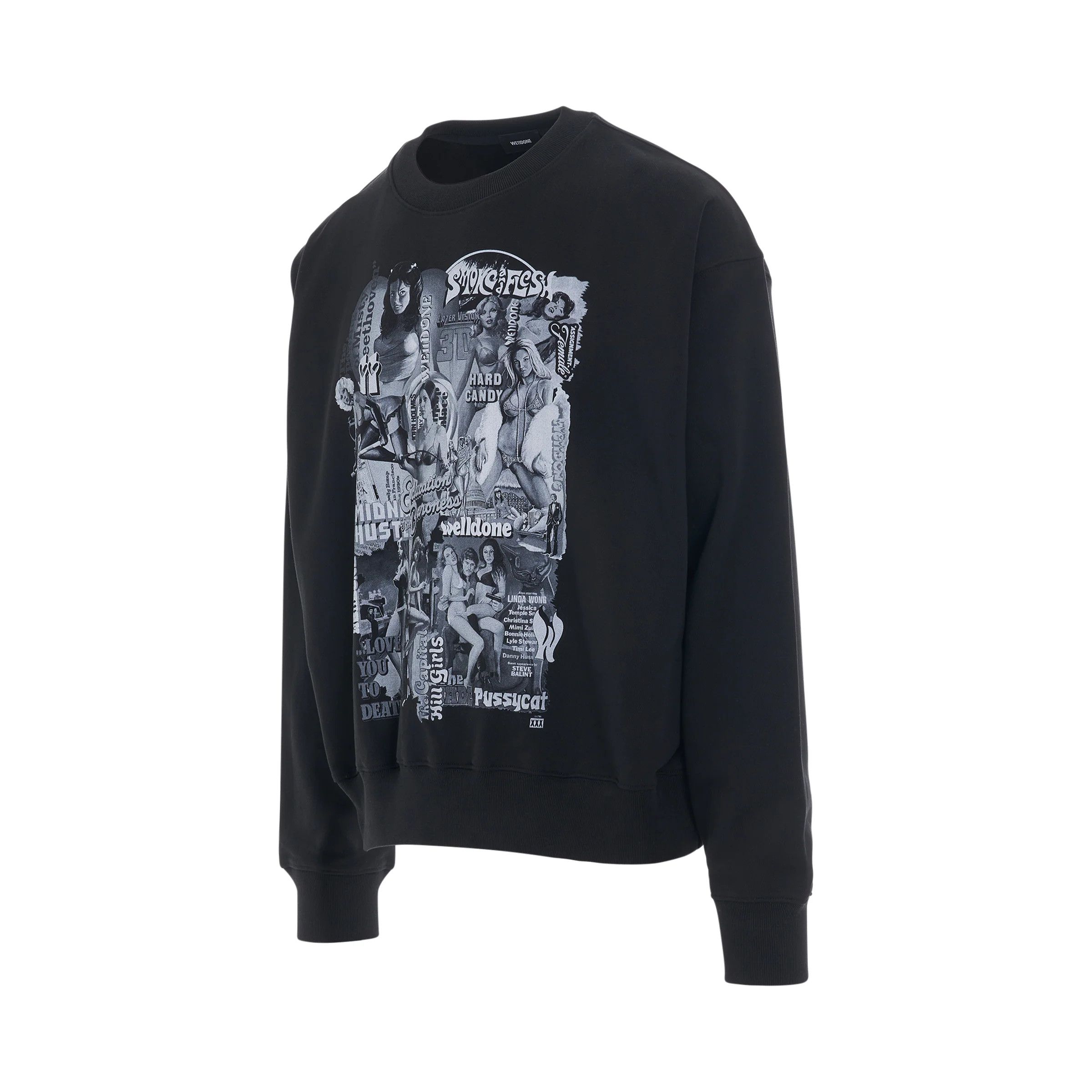 WE11DONE o1mris0824 Sweatshirt in Black Size US S / EU 44-46 / 1 - 2 Thumbnail