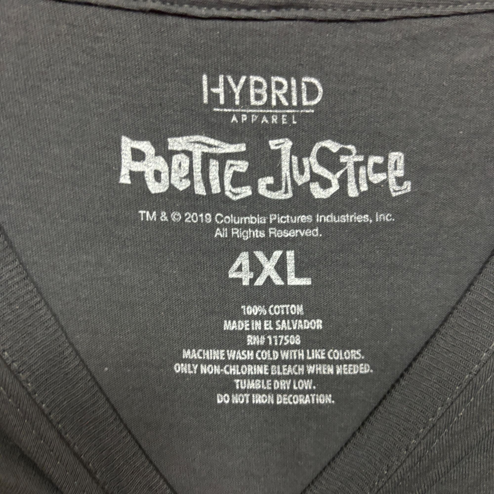 Other Poetic Justice A Street Romance movie T-shirt size 4XL Size US XXL / EU 58 / 5 - 4 Thumbnail