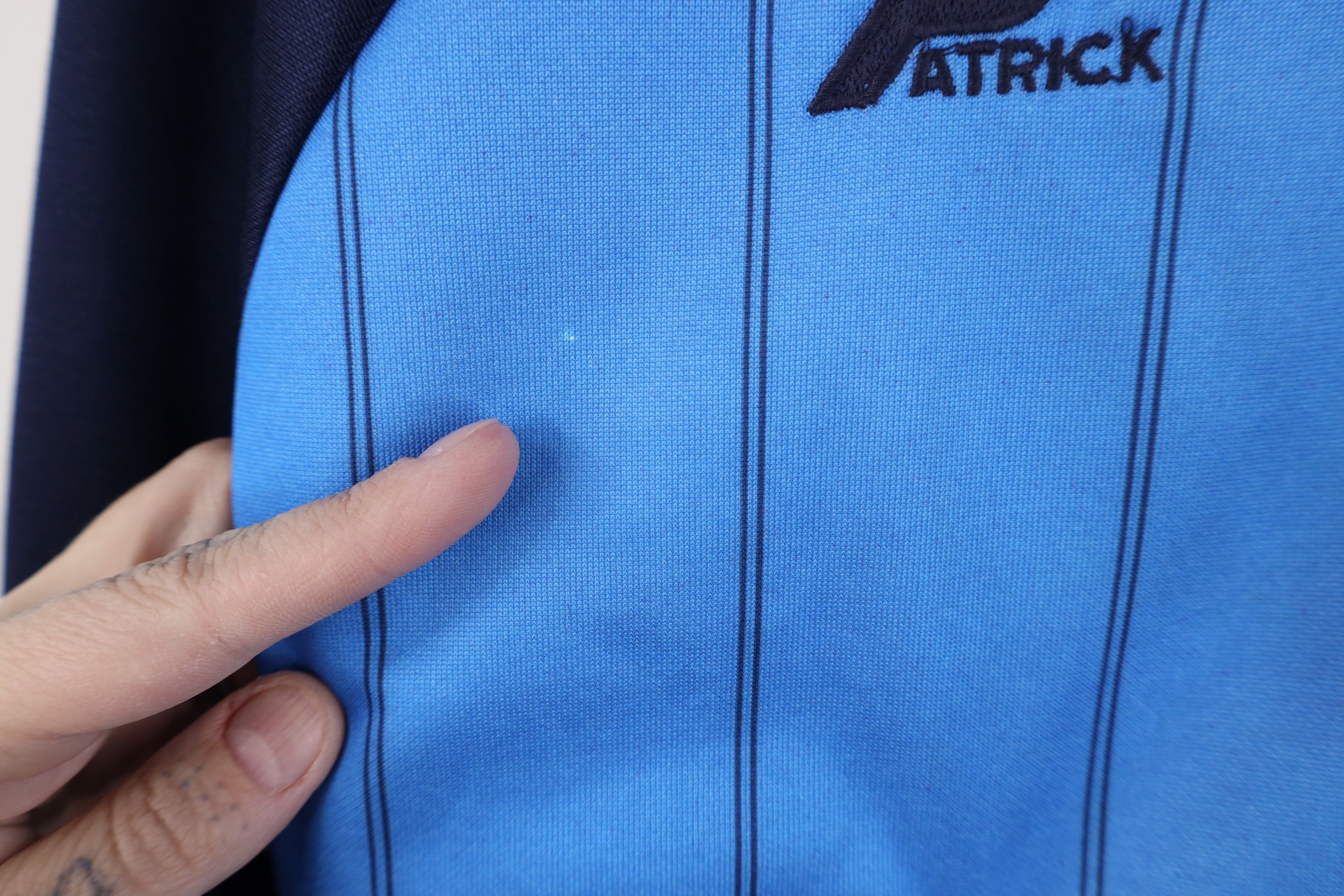 Vintage Vintage 70s Futbol Warm Up Tennis Track Jacket Blue USA Size US S / EU 44-46 / 1 - 5 Thumbnail