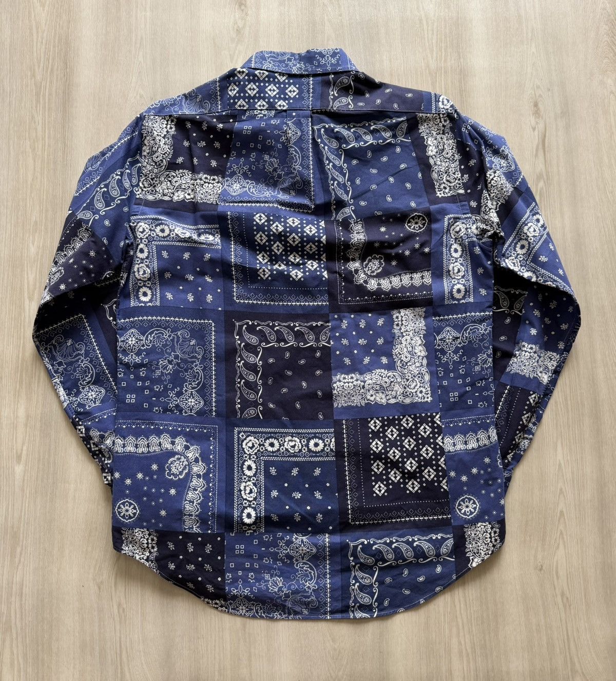 Polo Ralph Lauren Rare Polo Ralph Lauren Paisley Bandana Patchwork Shirt Sz M Size US M / EU 48-50 / 2 - 7 Thumbnail
