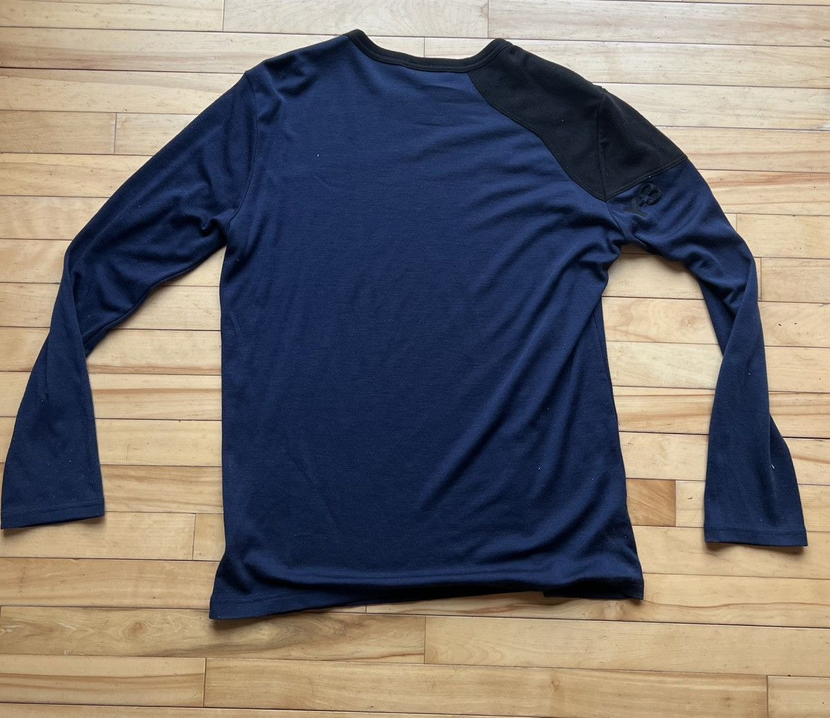 Japanese Brand × Vintage × Y-3 Vintage y-3 navy longsleeve size L Size US L / EU 52-54 / 3 - 4 Thumbnail