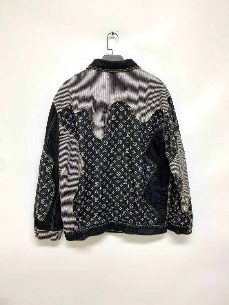 Louis Vuitton Louis Vuitton Nigo Co-branded Denim Jacket Size US L / EU 52-54 / 3 - 8 Thumbnail