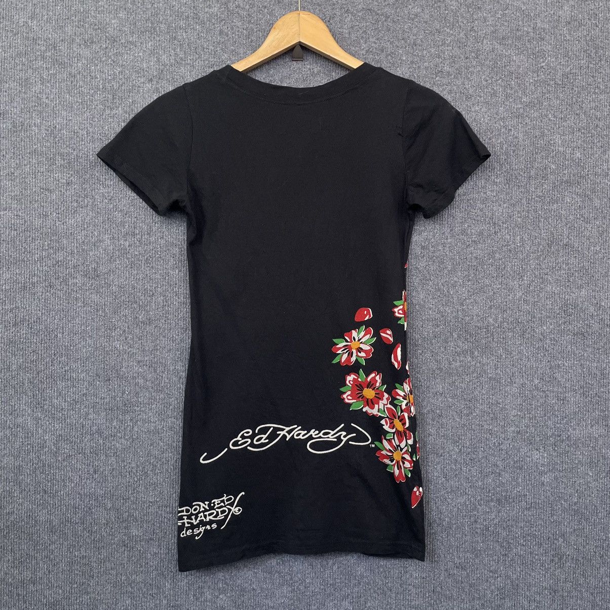 Christian Audigier Ed Hardy Love Dies Hard Woman T Shirt Size S / US 4 / IT 40 - 5 Thumbnail