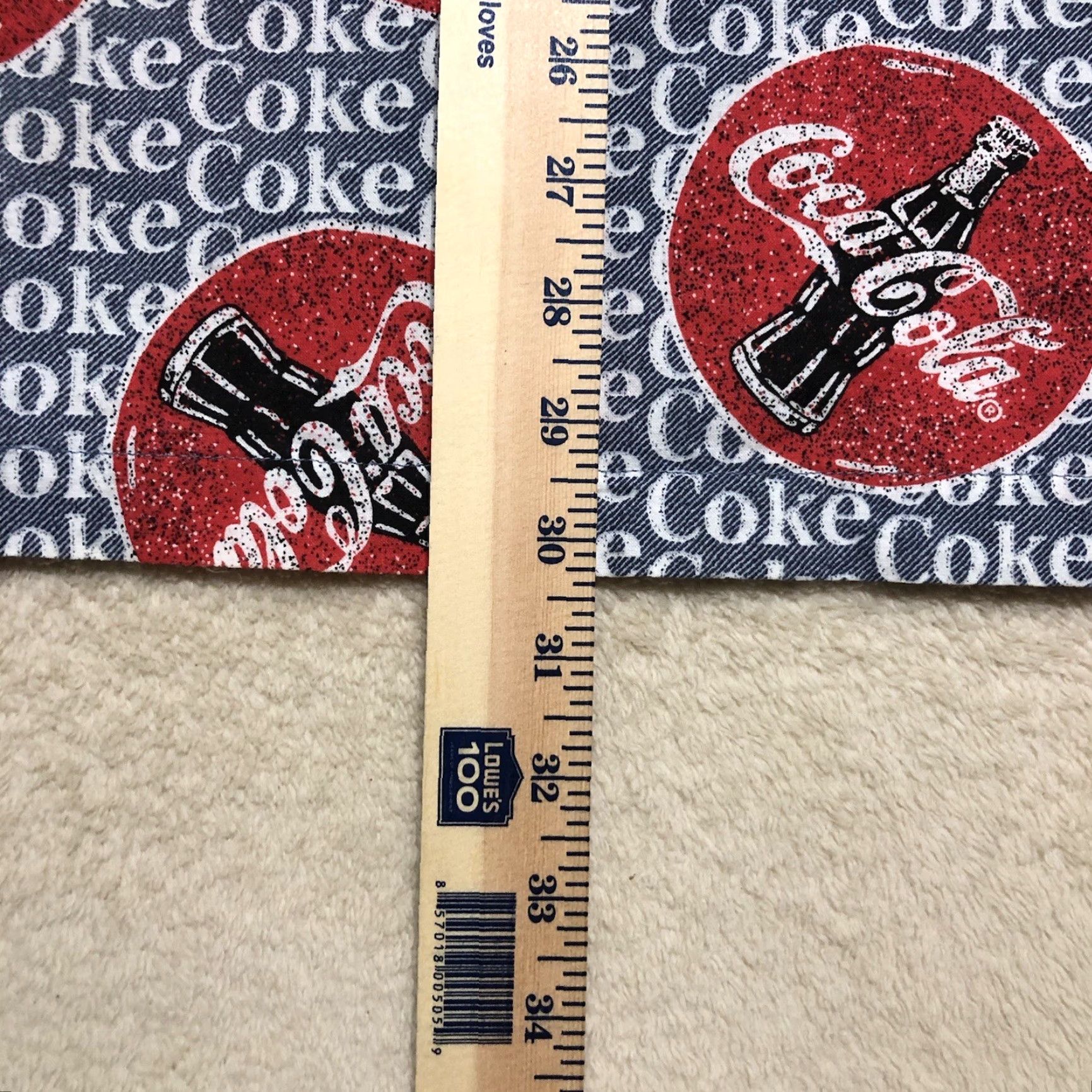 Vintage Coca Cola All Over Print Mens Button Up Shirt Size XL Red Coke Bottles Size US XL / EU 56 / 4 - 7 Thumbnail