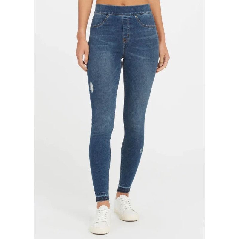Spanx new Spanx Sz XS Pull-On Release Hem High Rise Skinny Jeans Size 25" / US 0 / IT 36 - 1 Thumbnail