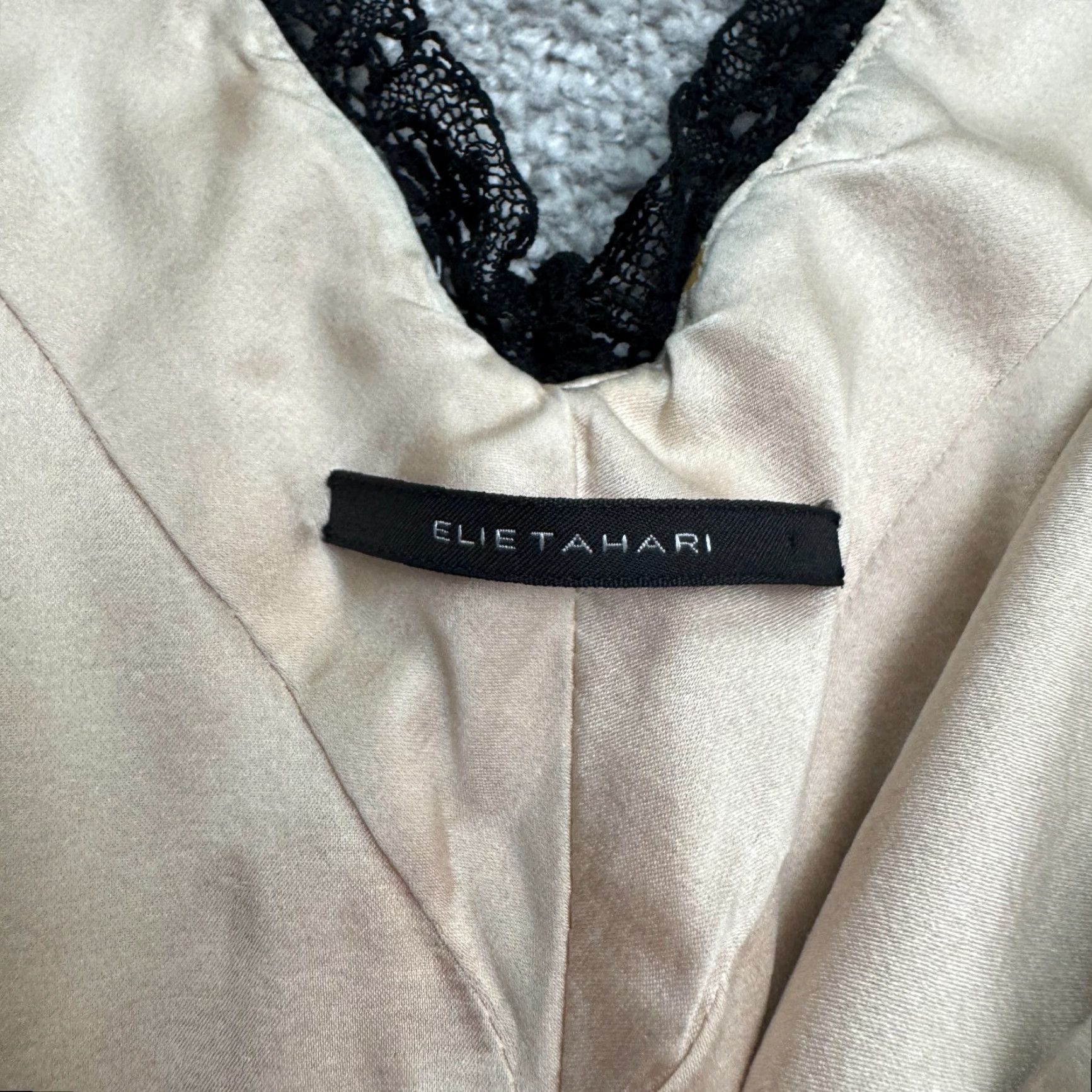 Elie Tahari Elie Tahari Dress Womens Small Black Sleeveless Lace Fit & Flare A-Line Midi Size S / US 4 / IT 40 - 5 Thumbnail