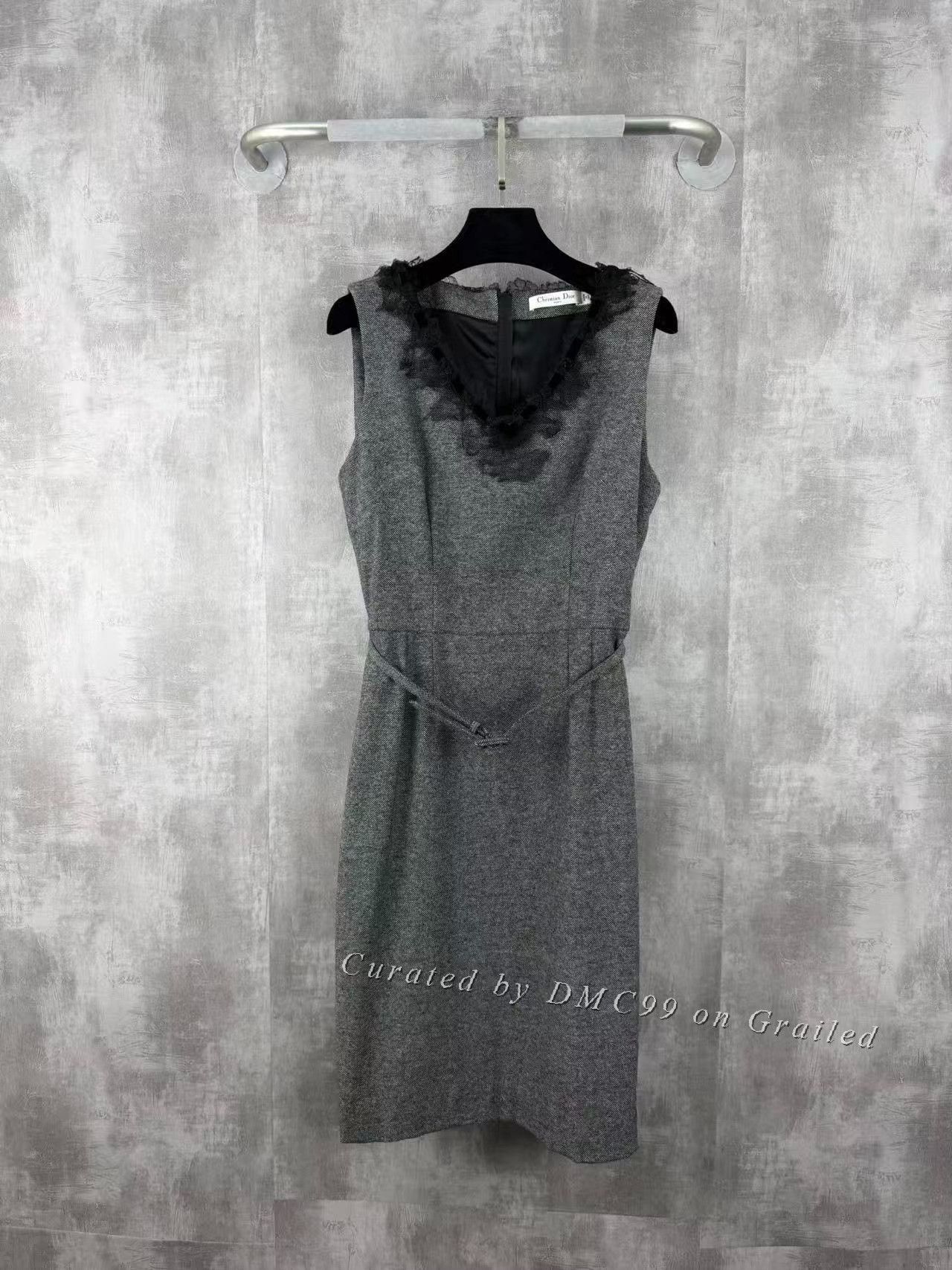 Dior Dior Lace Wool Blend Camisole Dress Size XS / US 0-2 / IT 36-38 - 1 Thumbnail