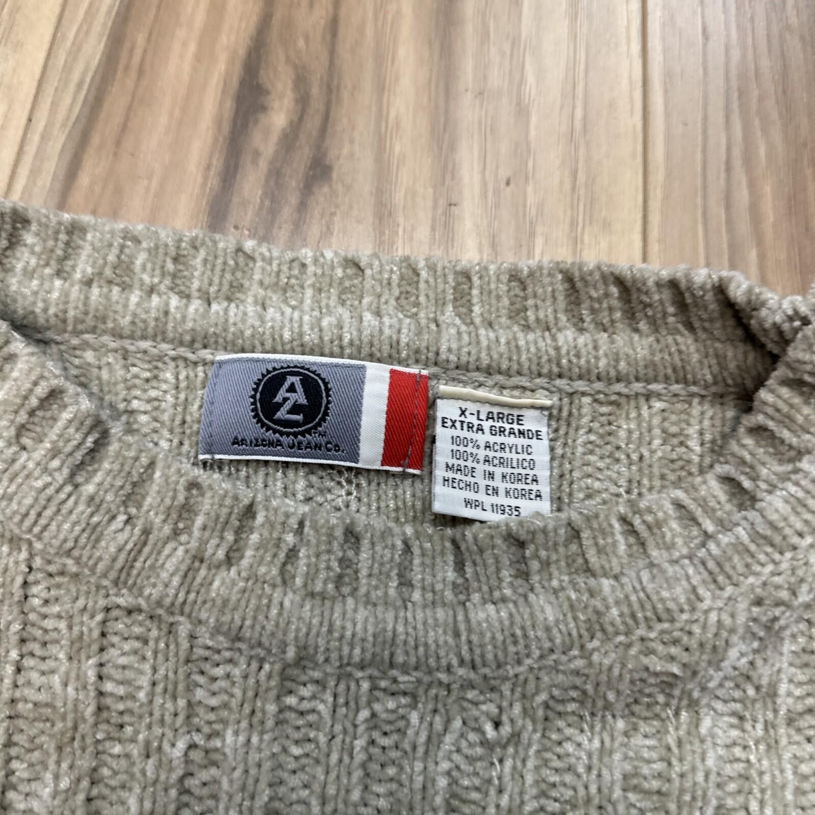 Arizona Jean Co. Arizona Jean Co Acrylic Tan Sweater XL Size XL / US 12-14 / IT 48-50 - 2 Thumbnail